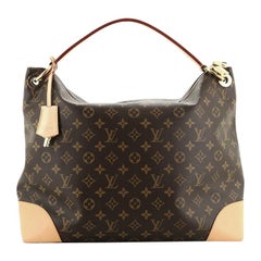 Louis Vuitton Berri Handbag Monogram Canvas MM 