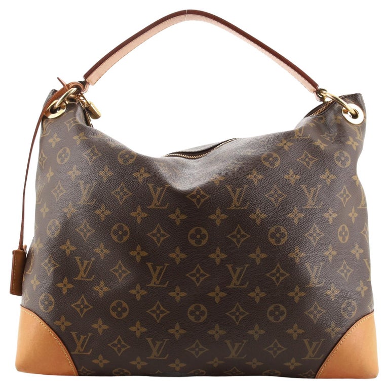 Louis Vuitton Berri Handbag Monogram Canvas MM For Sale at 1stDibs