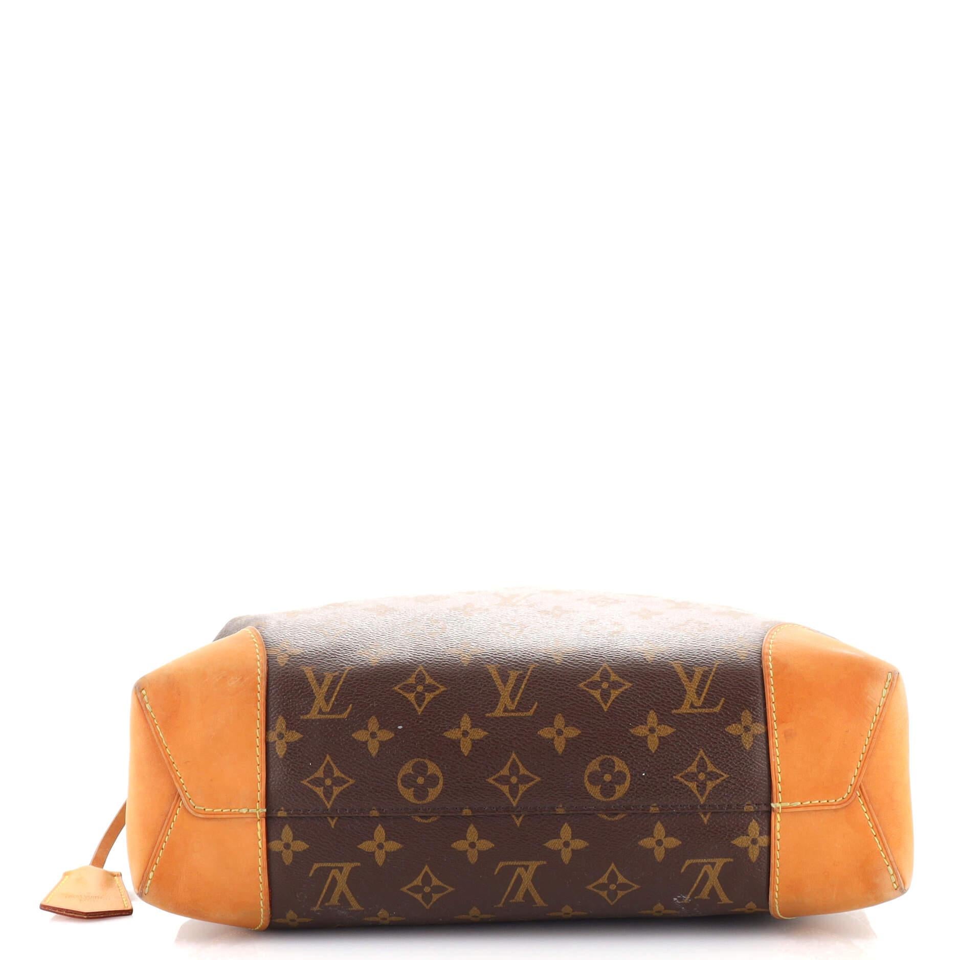 Brown Louis Vuitton Berri Handbag Monogram Canvas PM