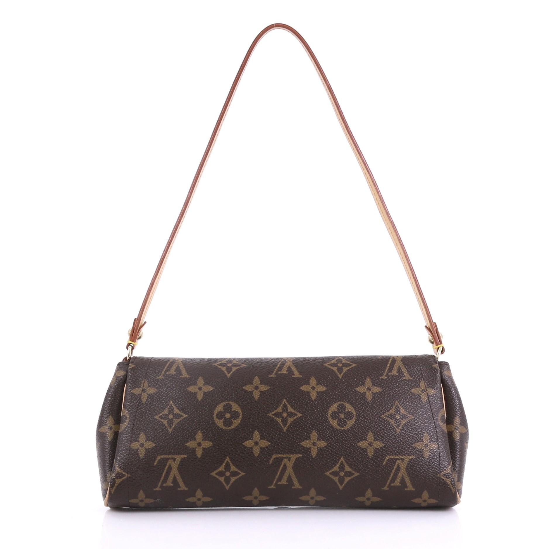 Louis Vuitton Beverly Clutch Monogram Canvas In Good Condition In NY, NY