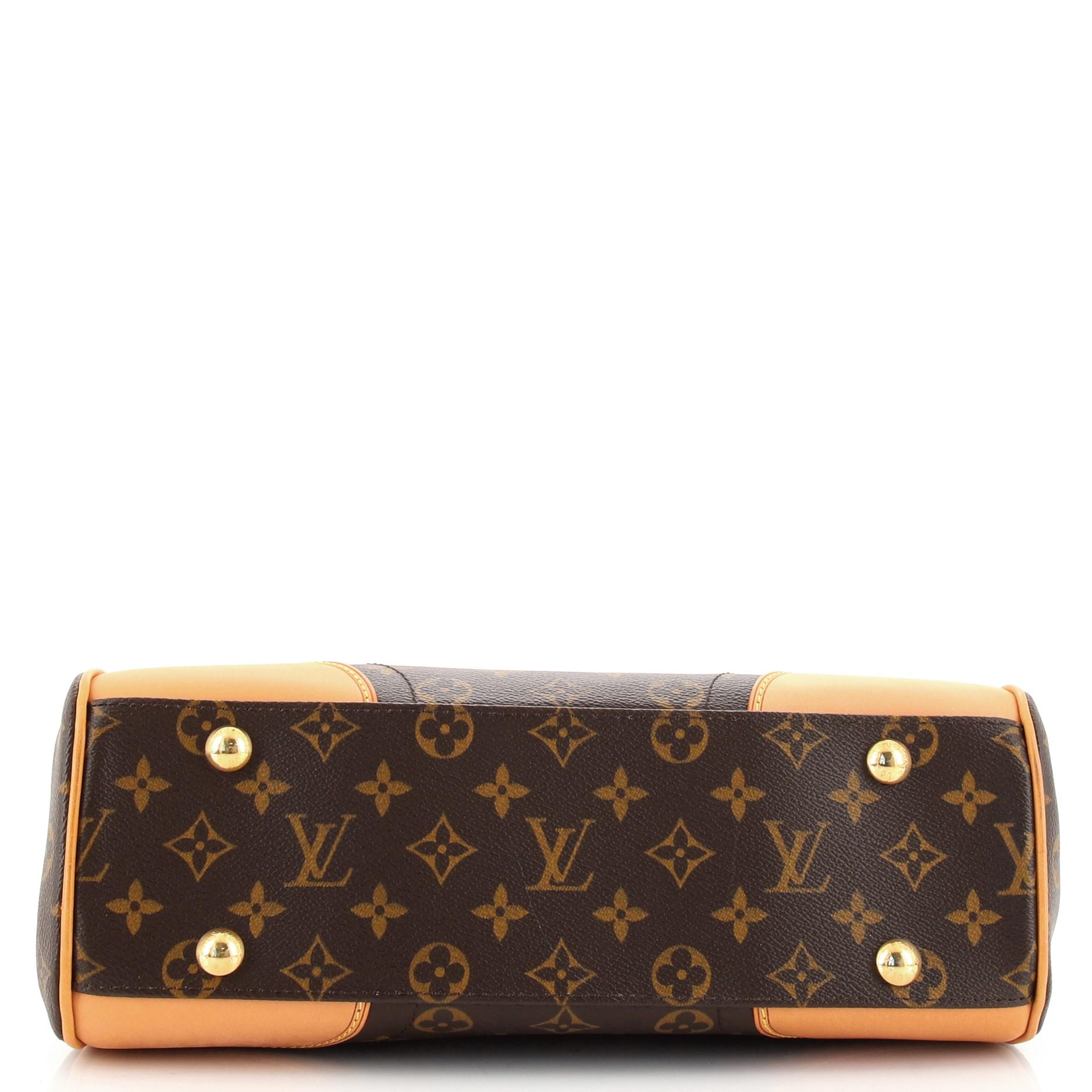 Brown Louis Vuitton Beverly Handbag Monogram Canvas MM