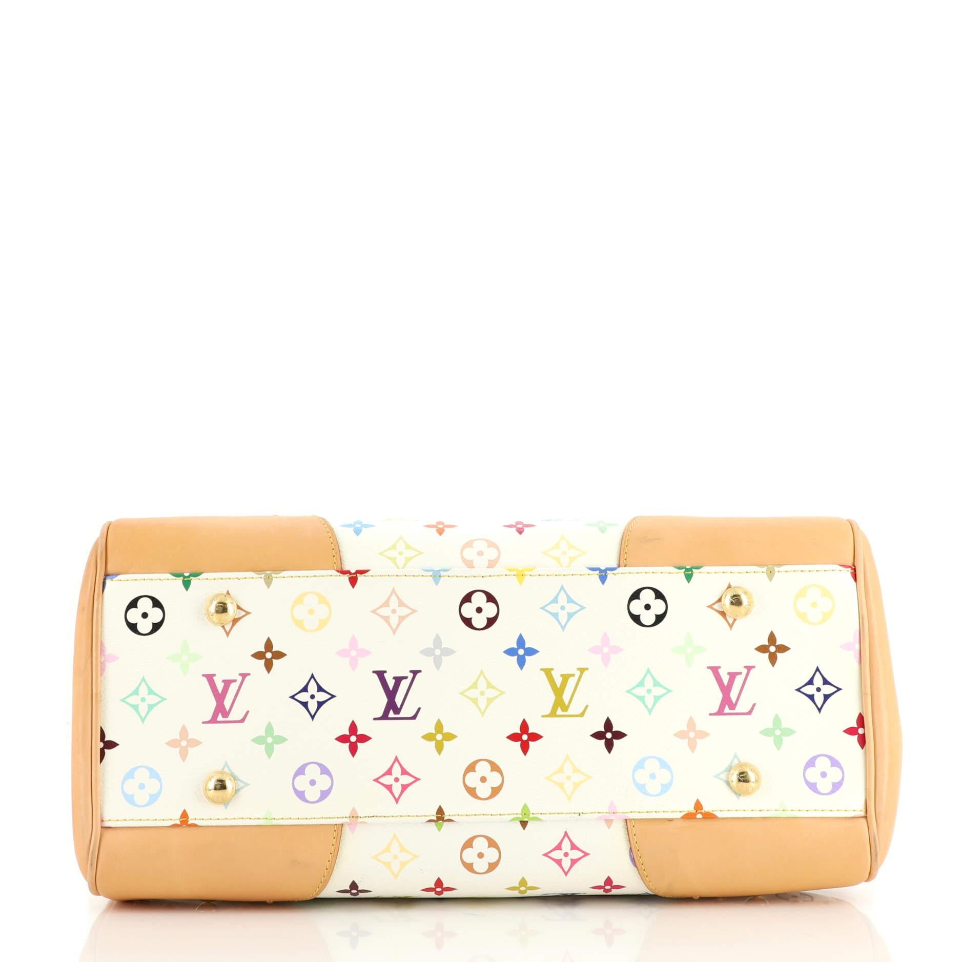 Louis Vuitton Beverly Handbag Monogram Multicolor GM In Good Condition In NY, NY