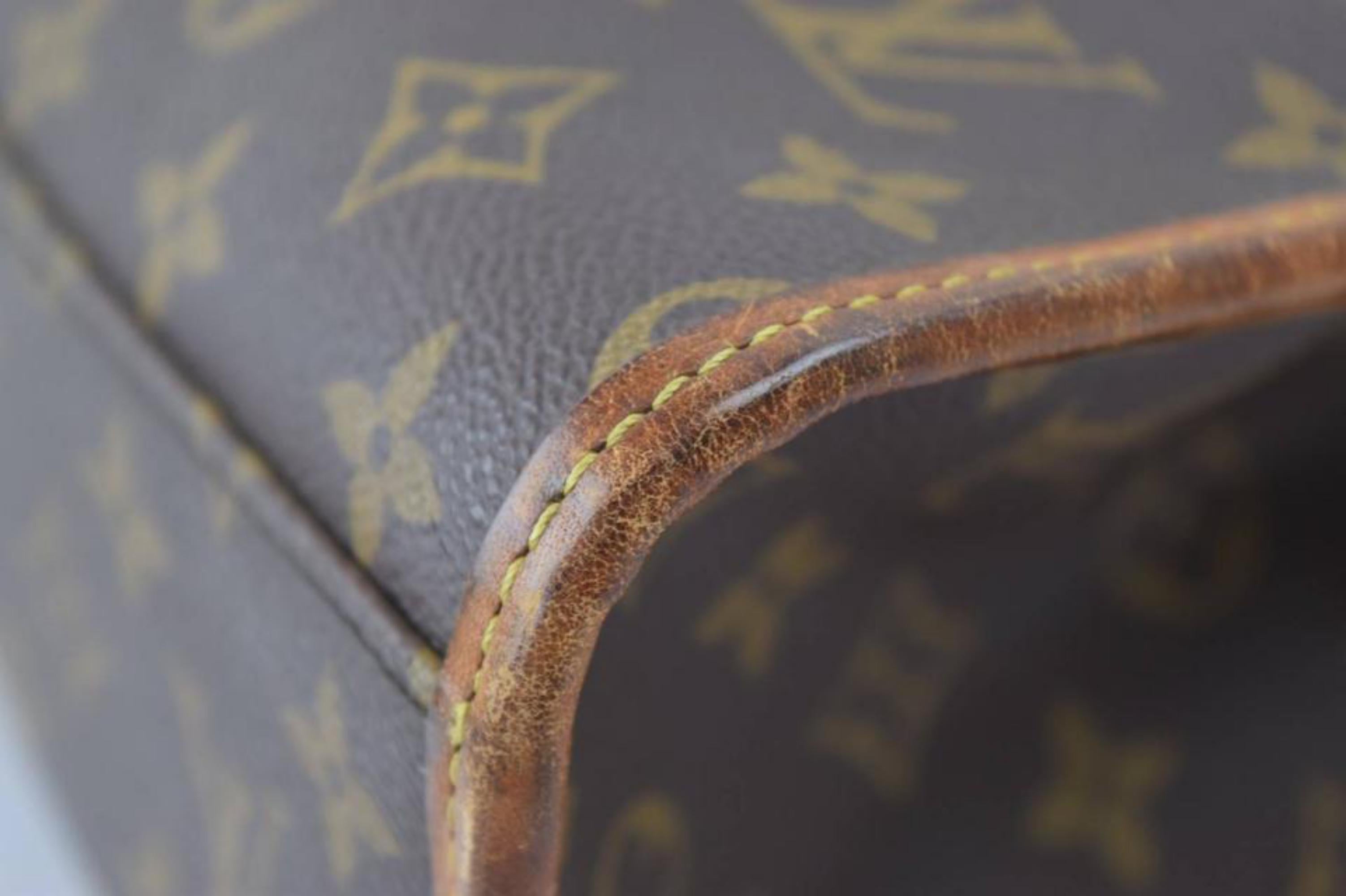 Louis Vuitton Beverly Monogram 2way 867230 Brown Coated Canvas Satchel For Sale 4