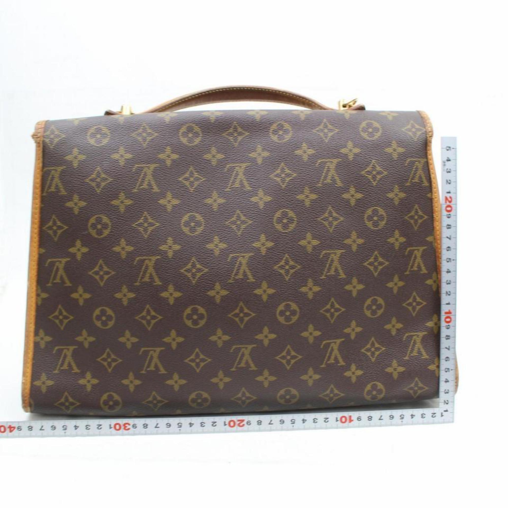 Louis Vuitton Beverly Monogram Gm 2way Briefcase 869607 Brown Shoulder Bag For Sale 2