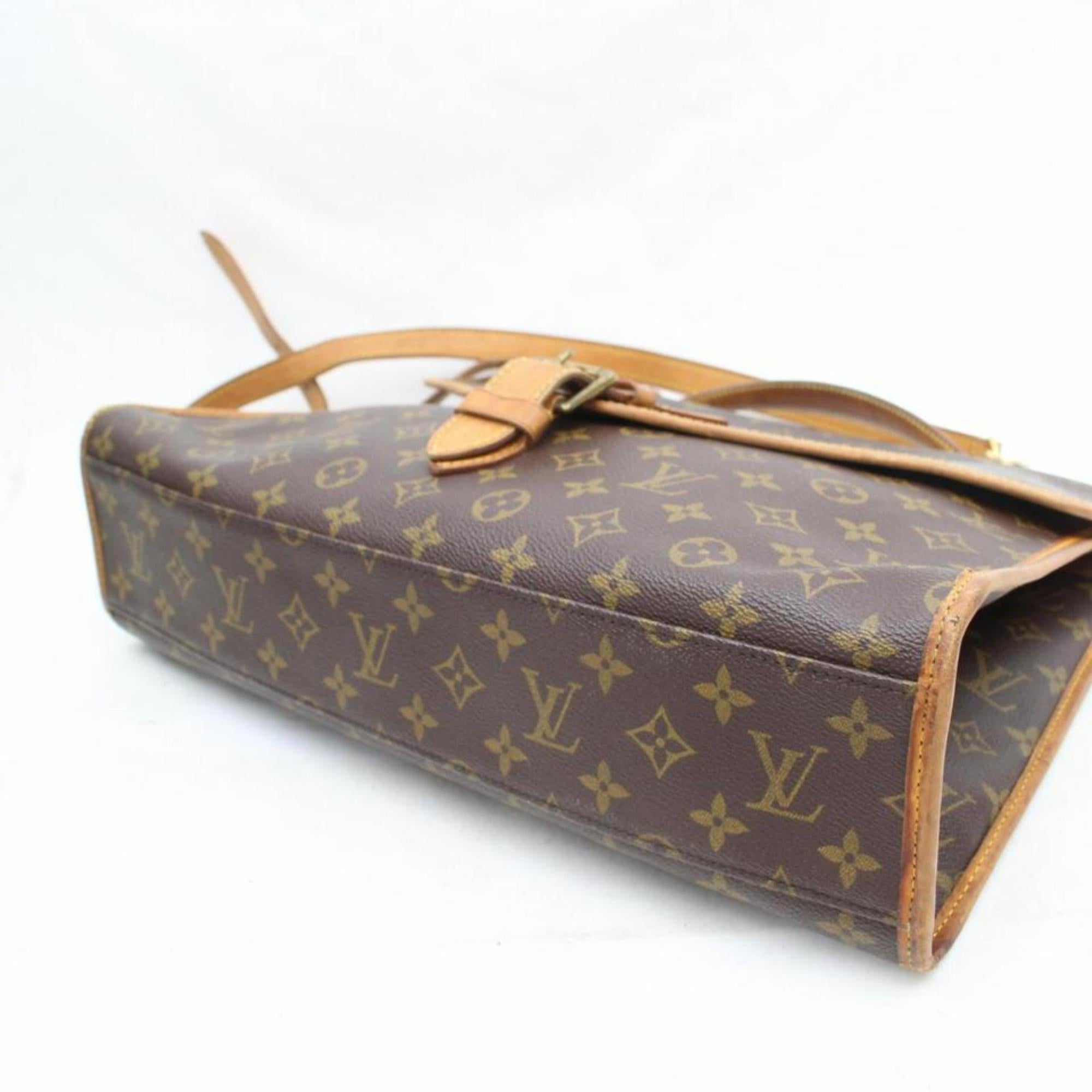 Louis Vuitton Beverly Monogram Gm 2way Briefcase 869607 Brown Shoulder Bag For Sale 3