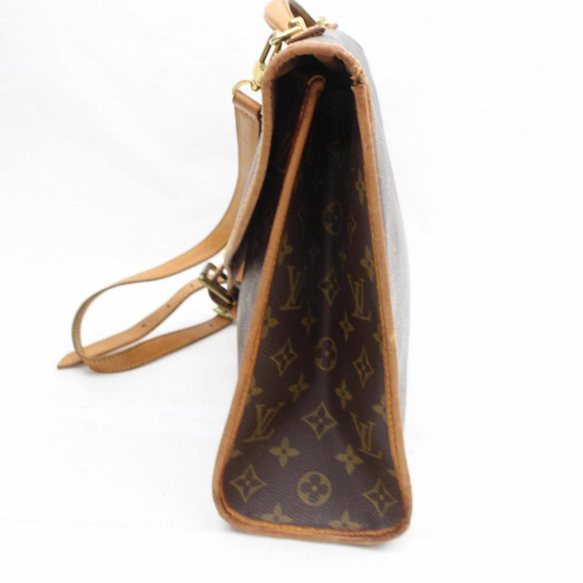 Louis Vuitton Beverly Monogram Gm 2way Briefcase 869607 Brown Shoulder Bag For Sale 4