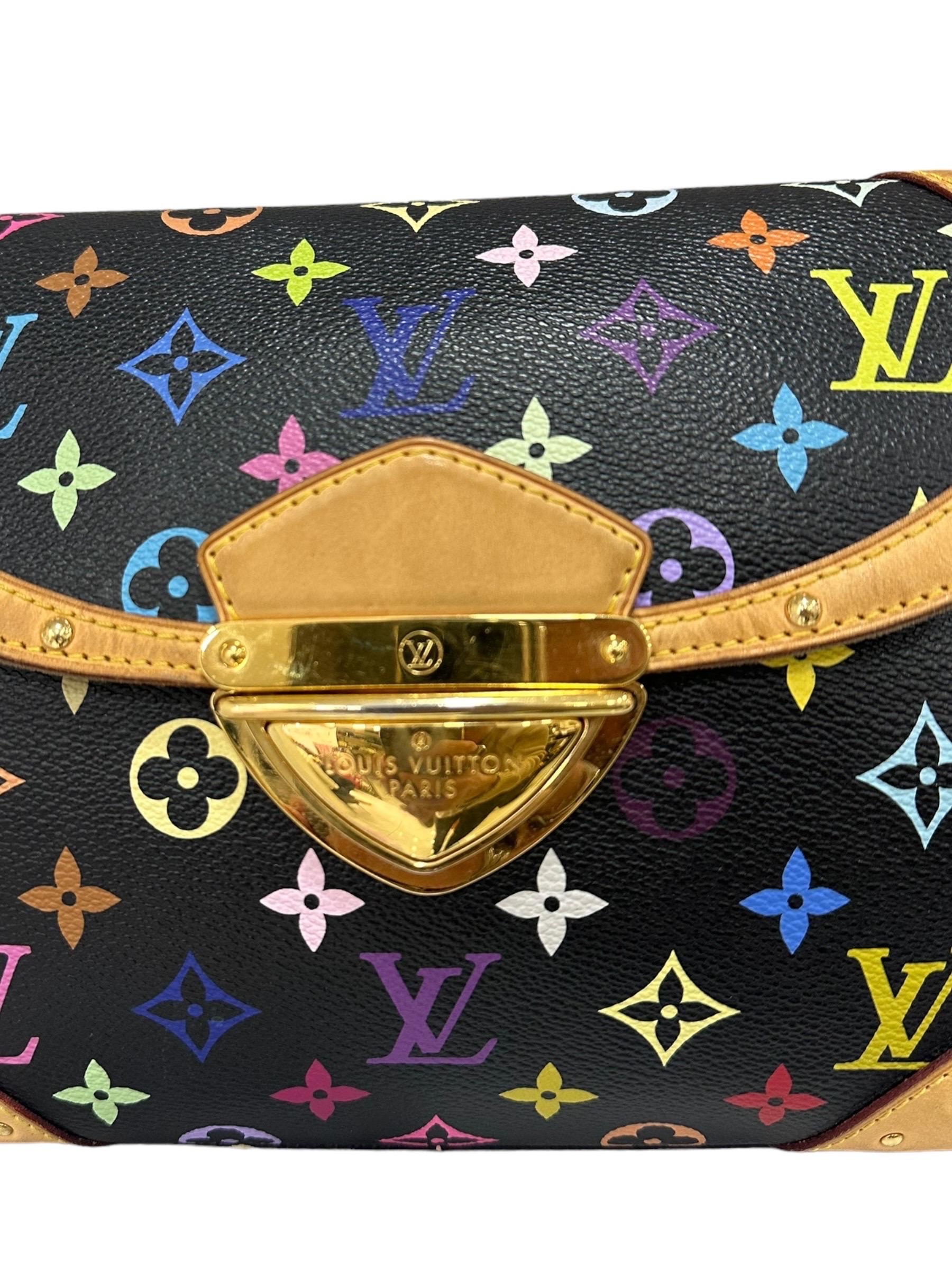 Louis Vuitton Beverly Takashi Murakami Borsa a mano In Good Condition For Sale In Torre Del Greco, IT