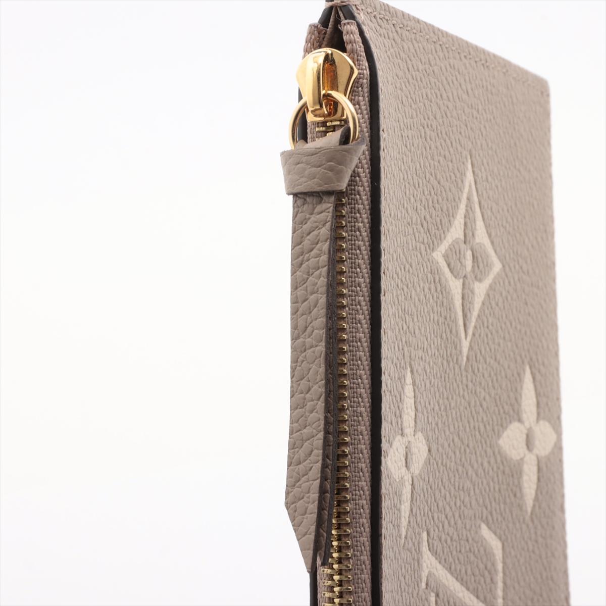 Louis Vuitton Bicolor Empreinte Pochette Félicie Tourterelle x Creme 1