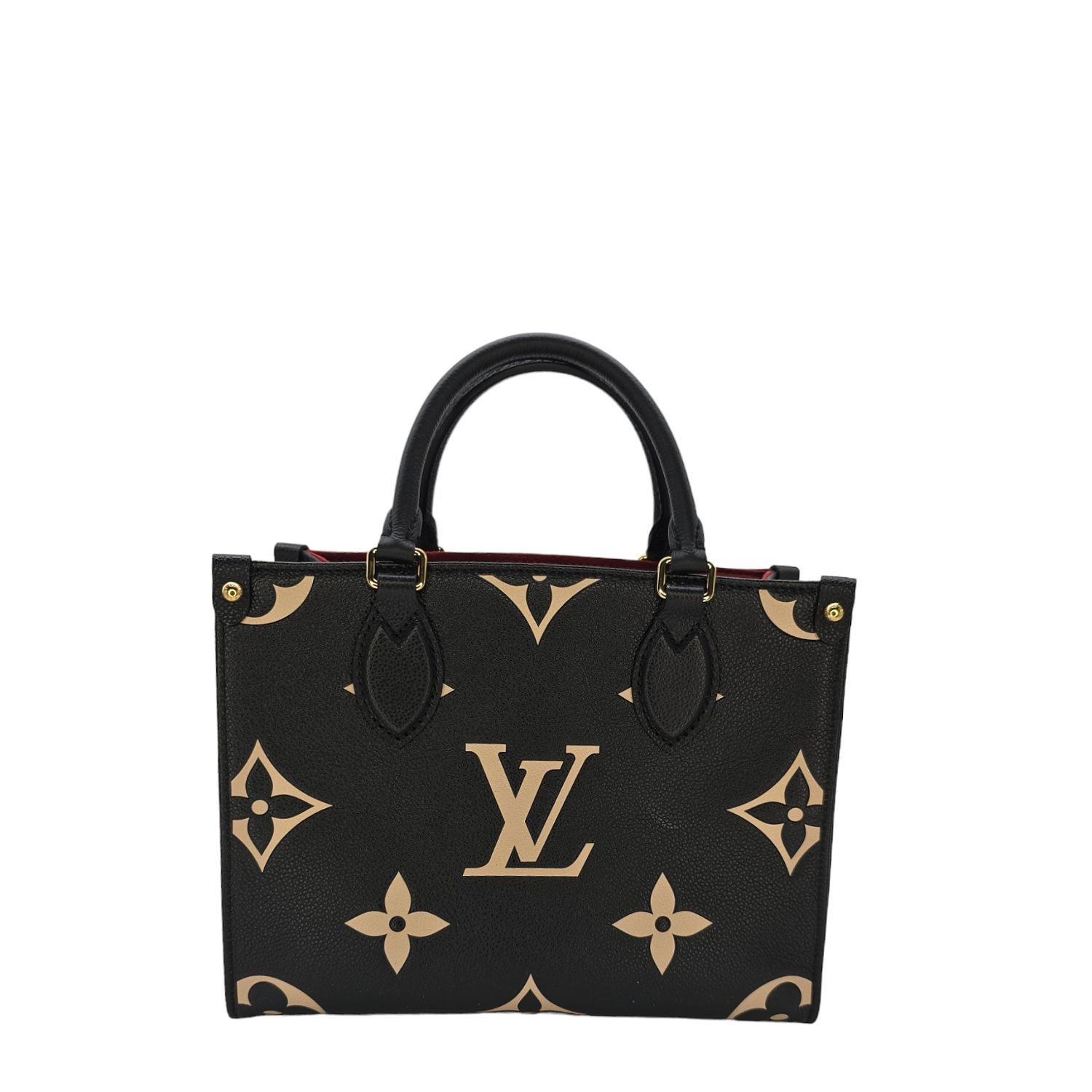 Louis Vuitton Bicolor Giant Monogram Empreinte Onthego PM Tote In Excellent Condition In Scottsdale, AZ