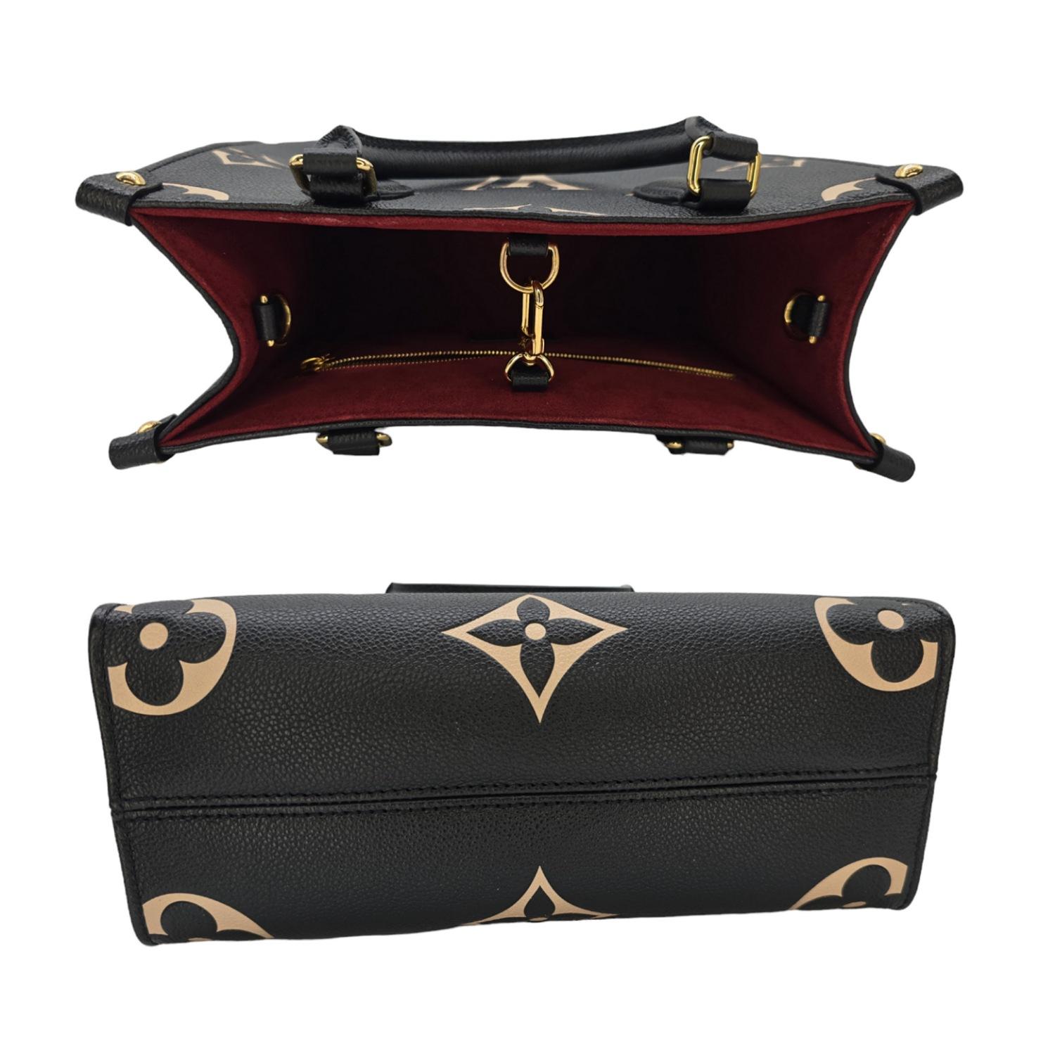 Louis Vuitton Bicolor Giant Monogram Empreinte Onthego PM Tote 1
