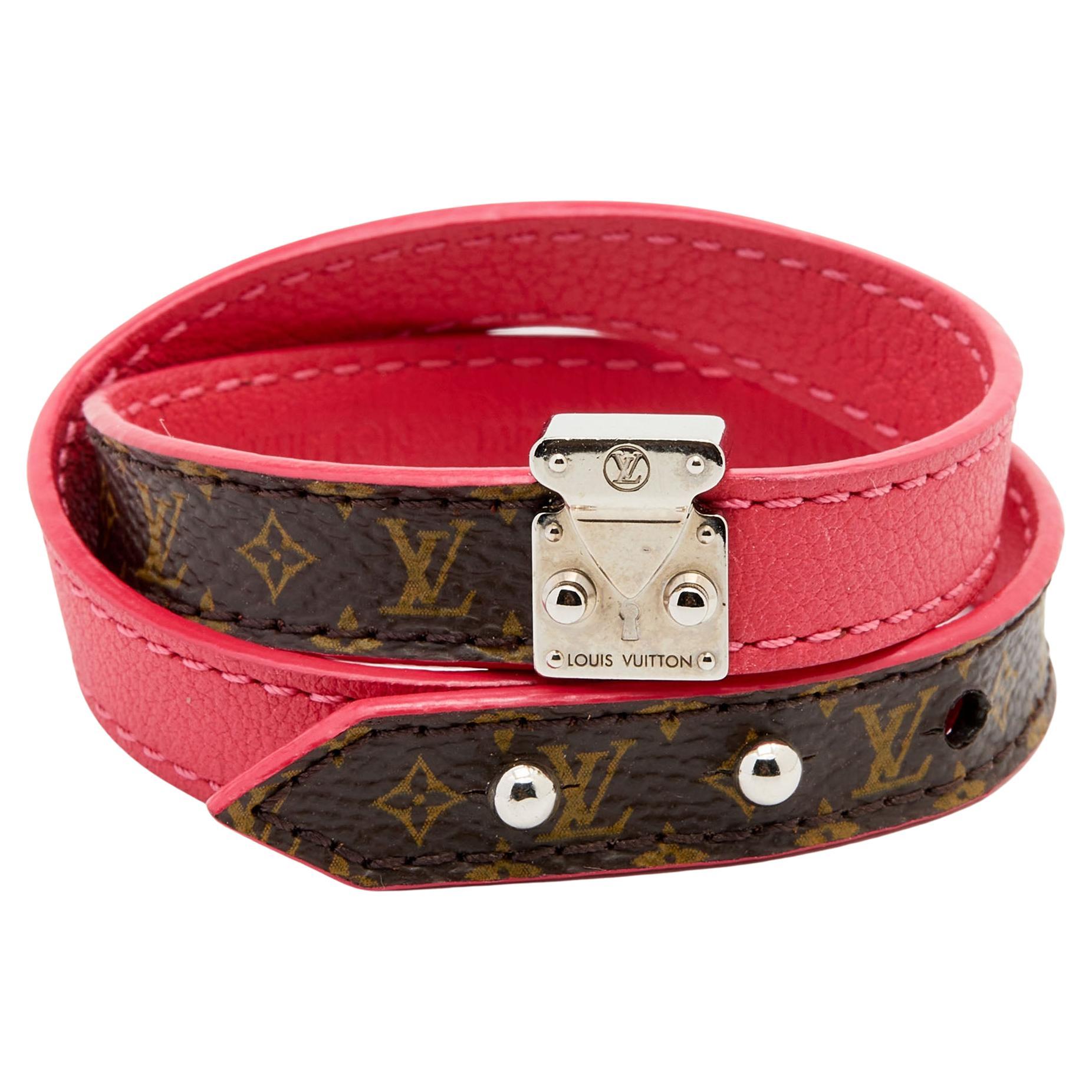 Louis Vuitton Double Leather Bracelet - For Sale on 1stDibs