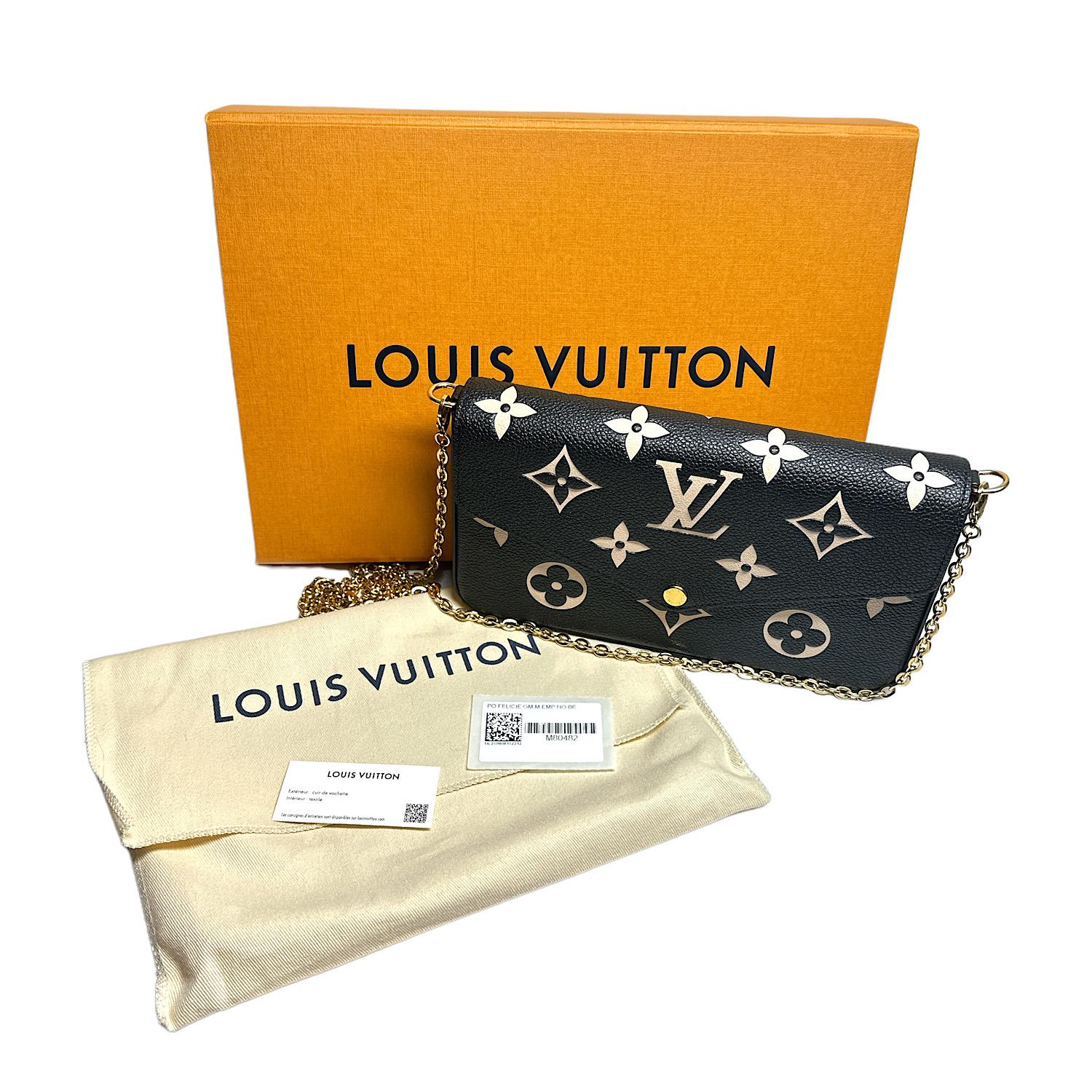 Louis Vuitton Bicolor Monogram Empreinte Felicie Pochette 1