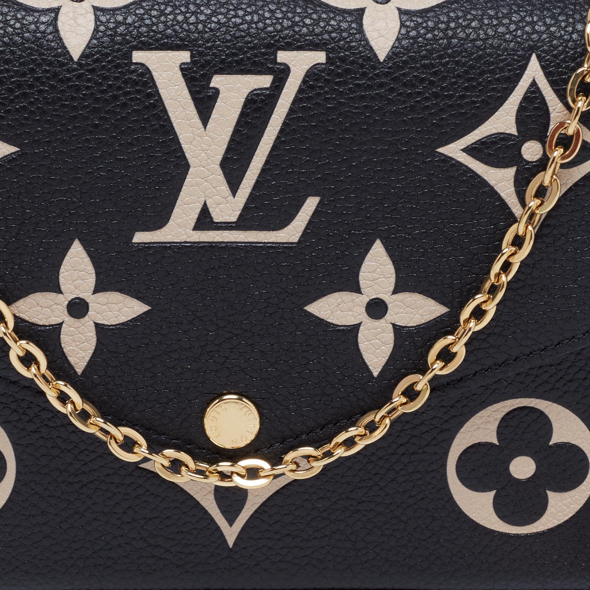 Louis Vuitton Bicolor Monogram Empreinte Leather Felicie Pochette 7