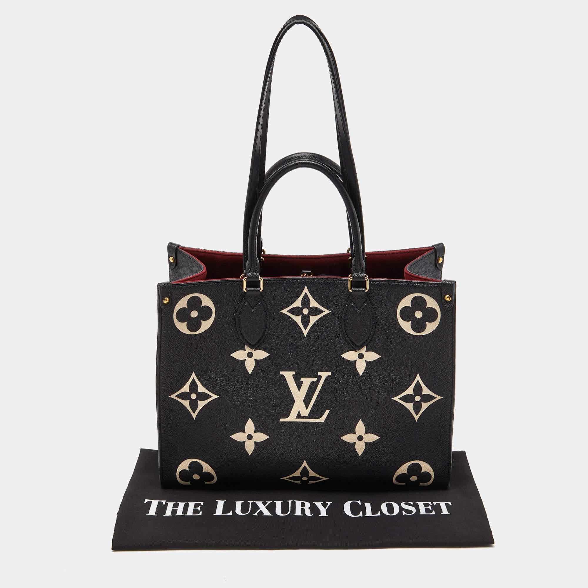 Louis Vuitton Bicolor Monogram Empriente Leather Giant Onthego MM Bag 7
