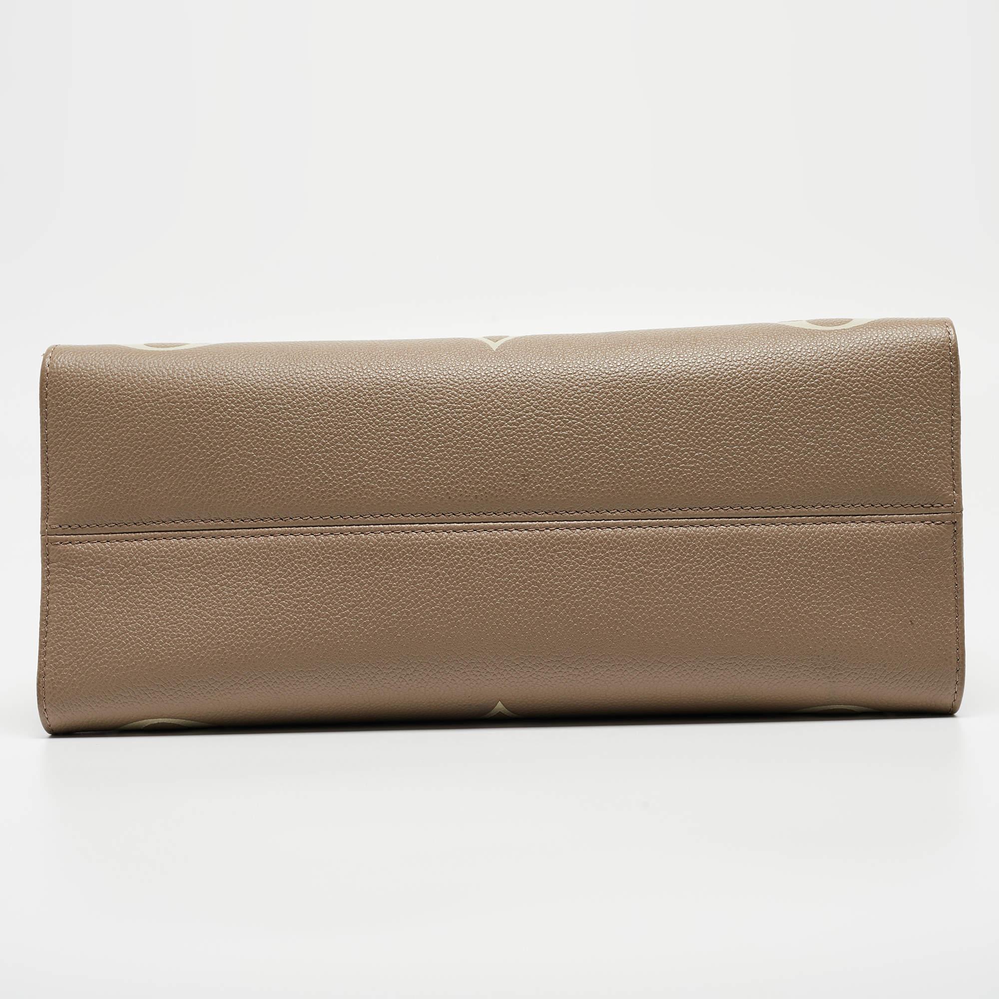 Louis Vuitton Bicolor Monogram Empriente Leather Giant Onthego MM Bag 6