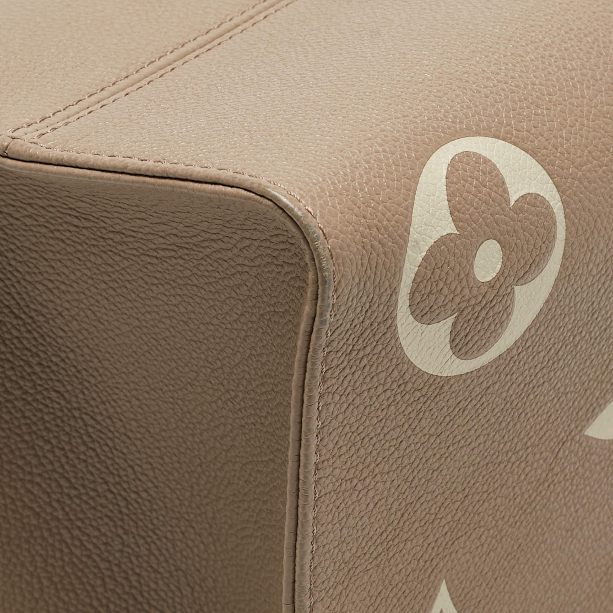 Louis Vuitton Bicolor Monogram Empriente Leather Giant Onthego MM Bag 11