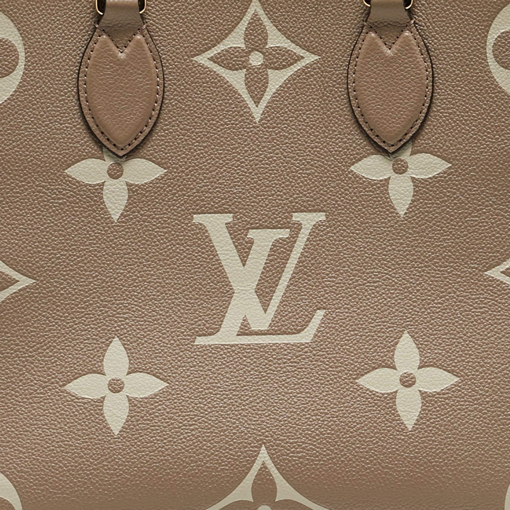 Louis Vuitton Bicolor Monogram Empriente Leather Giant Onthego MM Bag 12