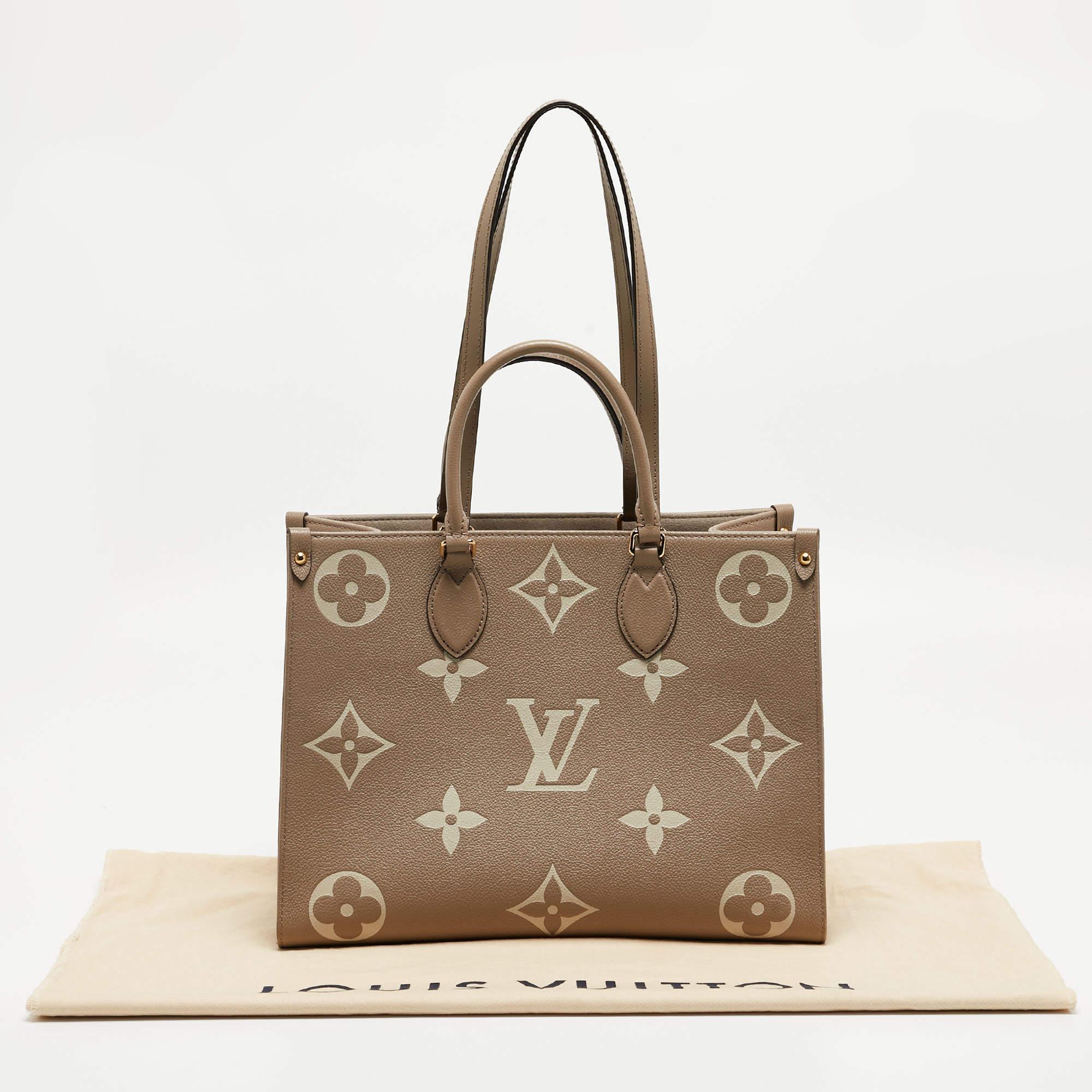 Louis Vuitton Bicolor Monogram Empriente Leather Giant Onthego MM Bag 13