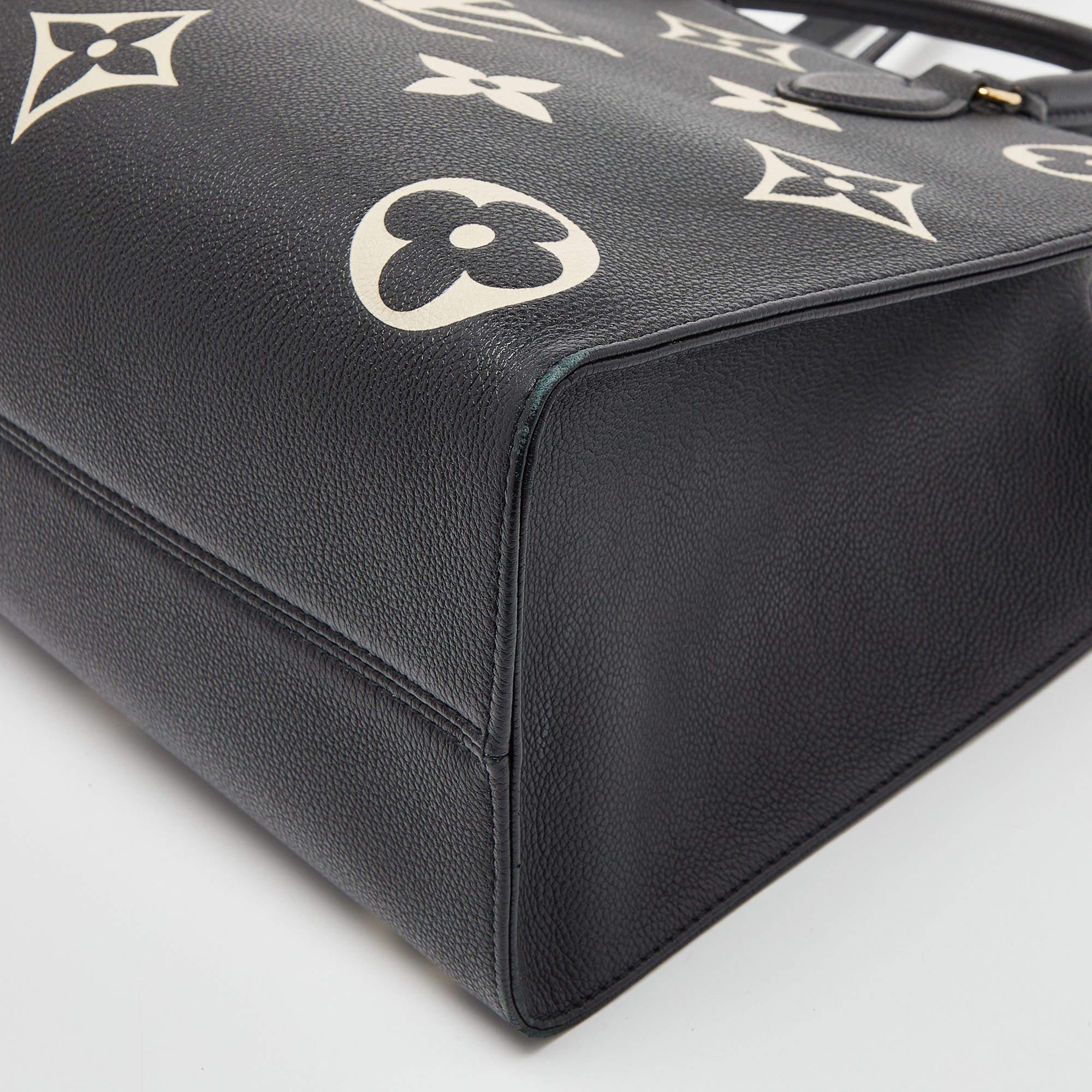 Louis Vuitton Bicolor Monogram Empriente Leather Giant Onthego MM Bag 3