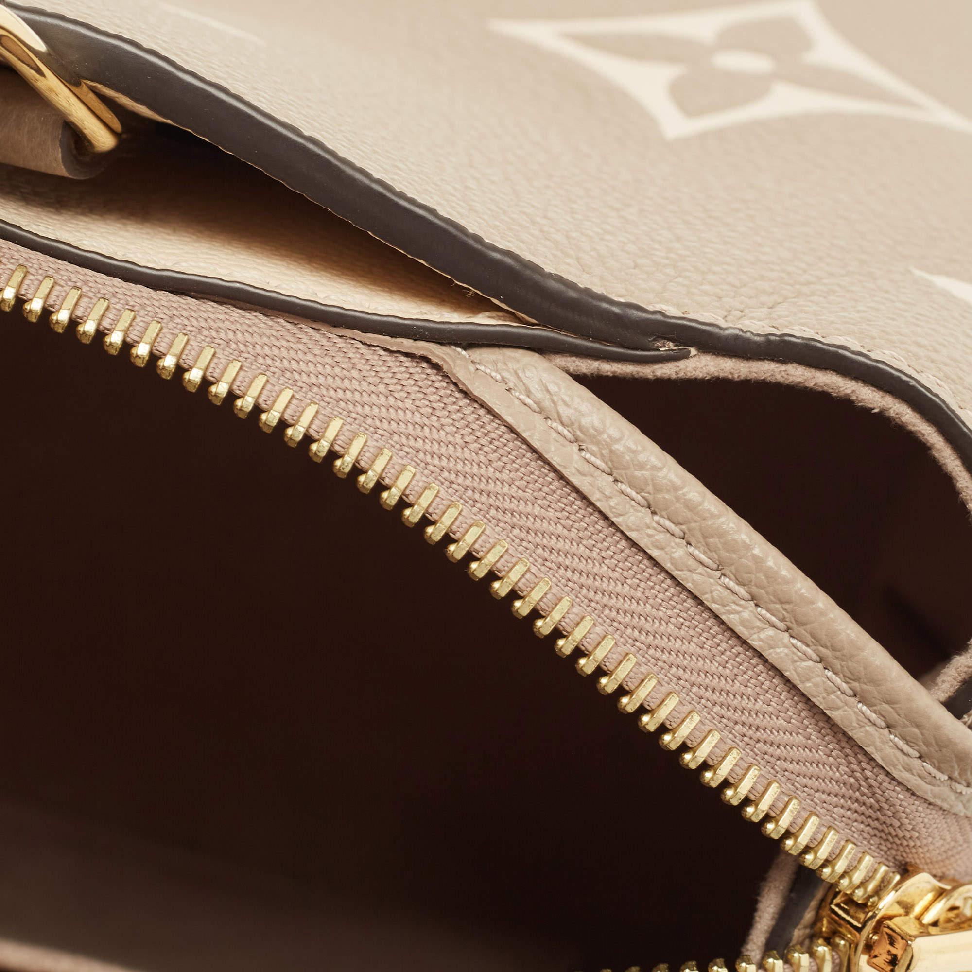 Louis Vuitton Bicolor Monogram Empriente Leather Petite Palais Bag For Sale 8