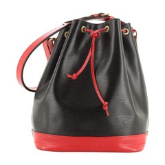Louis Vuitton  Bicolor Noe Handbag Epi Leather Large