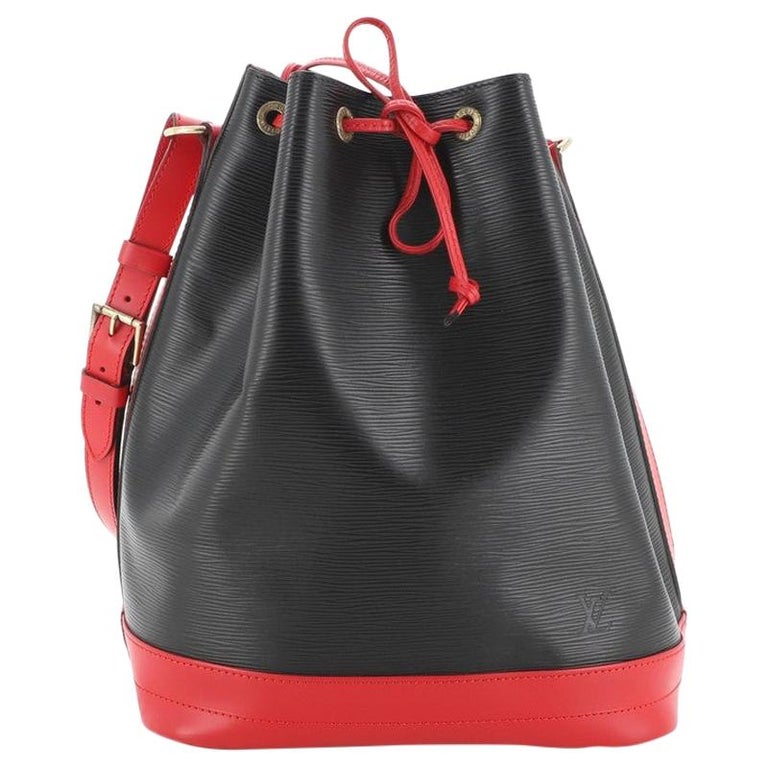 Louis Vuitton Bicolor Noe Handbag Epi Leather Large For Sale at 1stdibs