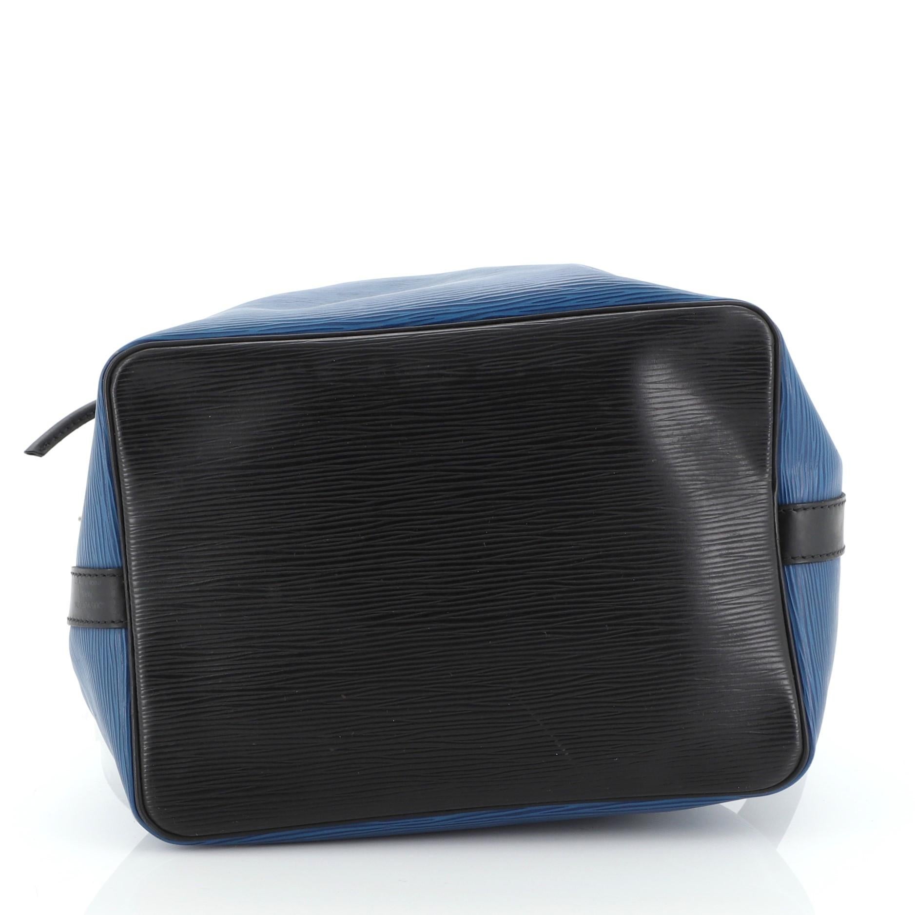 Louis Vuitton Bicolor Petit Noe Handbag Epi Leather  In Good Condition In NY, NY