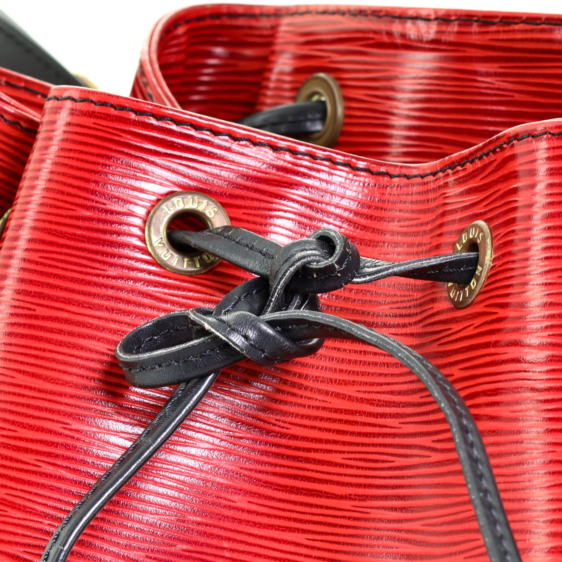 Louis Vuitton Bicolor Petit Noe Handbag Epi Leather 2