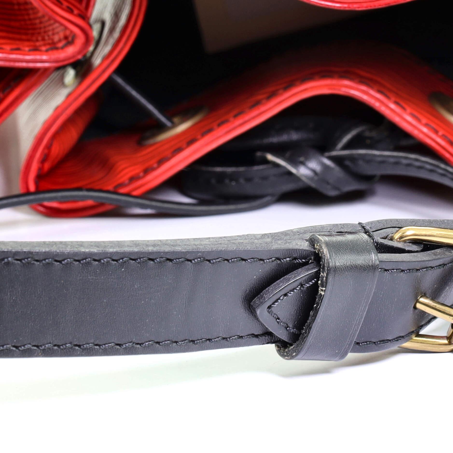 Louis Vuitton Bicolor Petit Noe Handbag Epi Leather 3