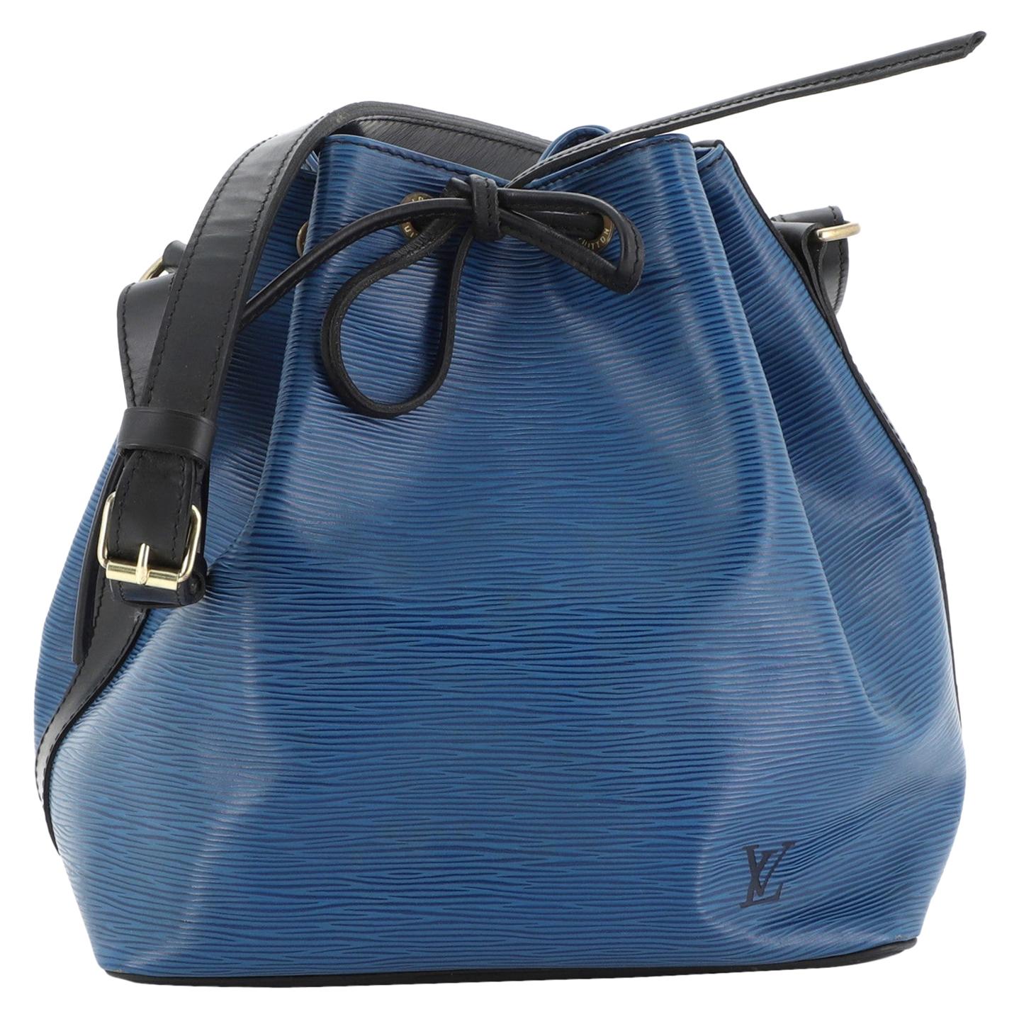 Louis Vuitton Bicolor Petit Noe Handbag Epi Leather 