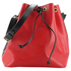 Louis Vuitton Red Epi Noe - 7 For Sale on 1stDibs