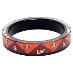 Louis Vuitton Bicolor Resin Bangle Bracelet M