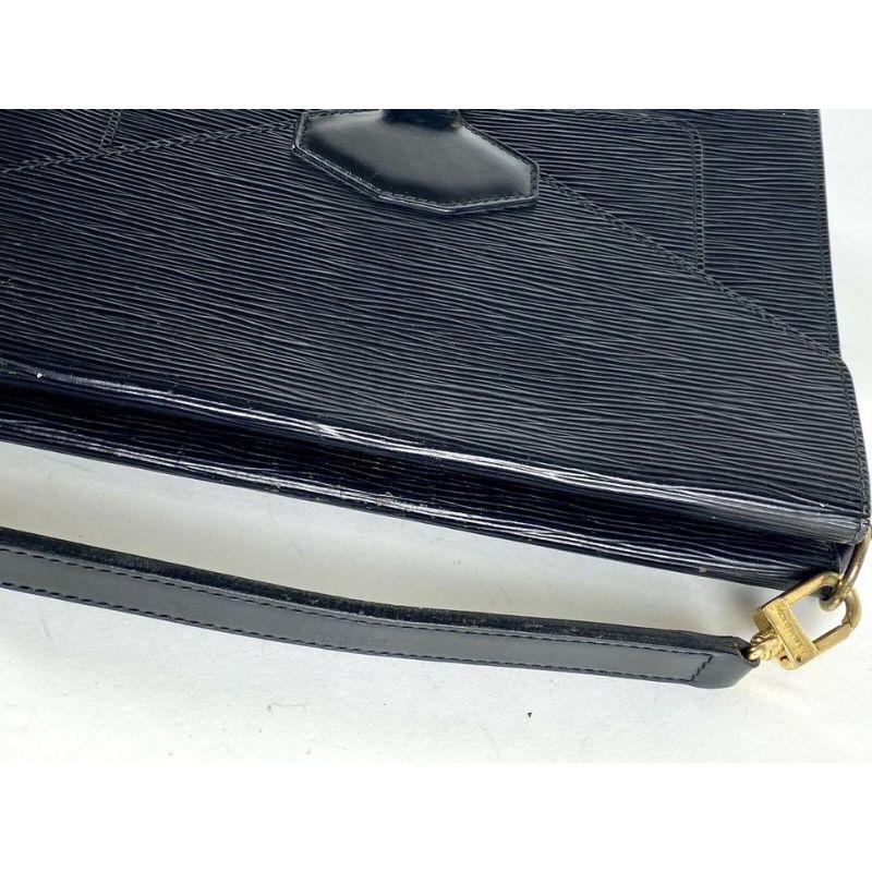 Louis Vuitton Biface Noir 2la510 Black Epi Leather Satchel For Sale 2