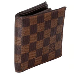 Louis Vuitton Bifold Damier Coated Canvas Marco Wallet LV-0814N-0001
