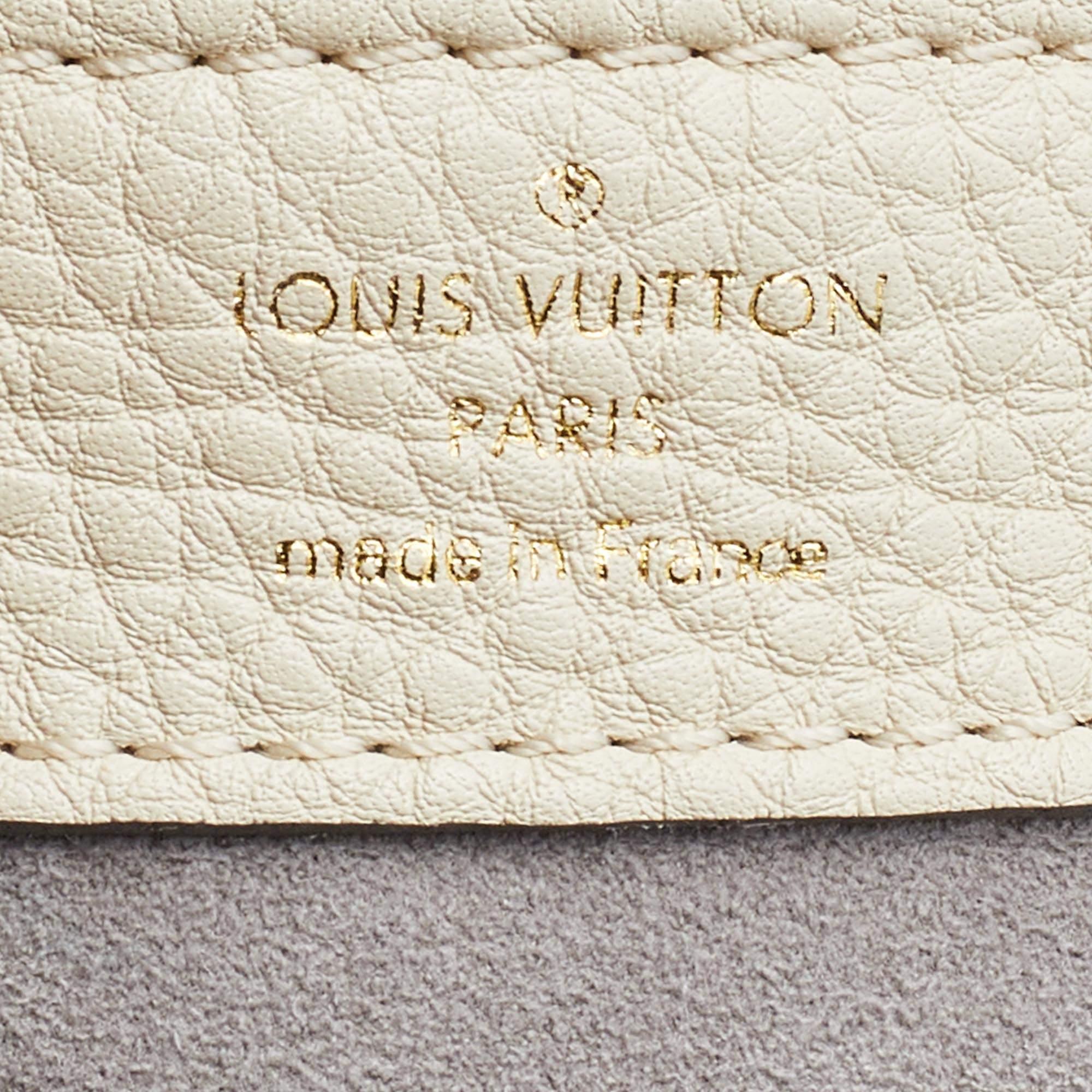 Louis Vuitton Biscuit Monogram Mahina Leather L Bag 2