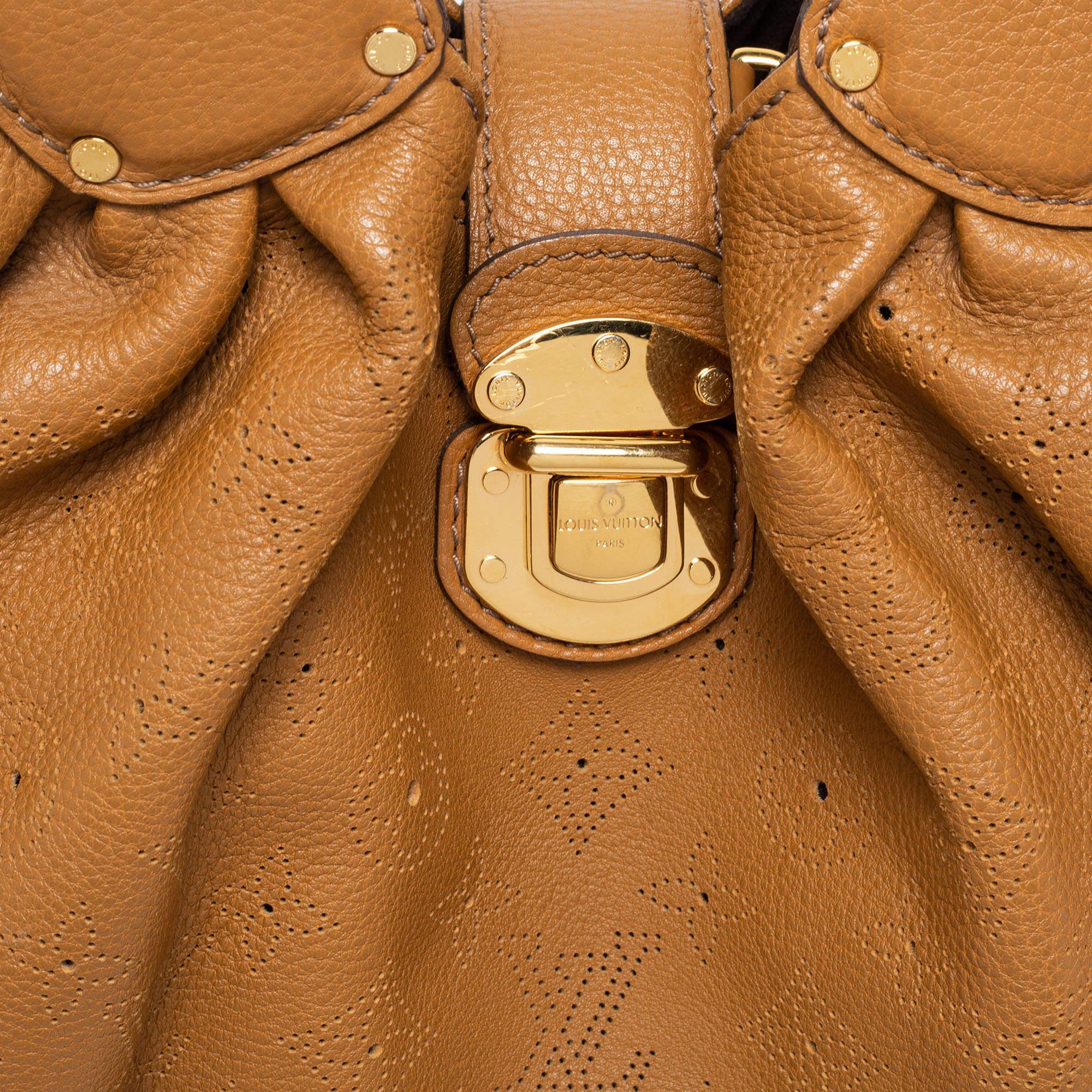 Louis Vuitton Biscuit Monogram Mahina Leather Surya L Bag 9