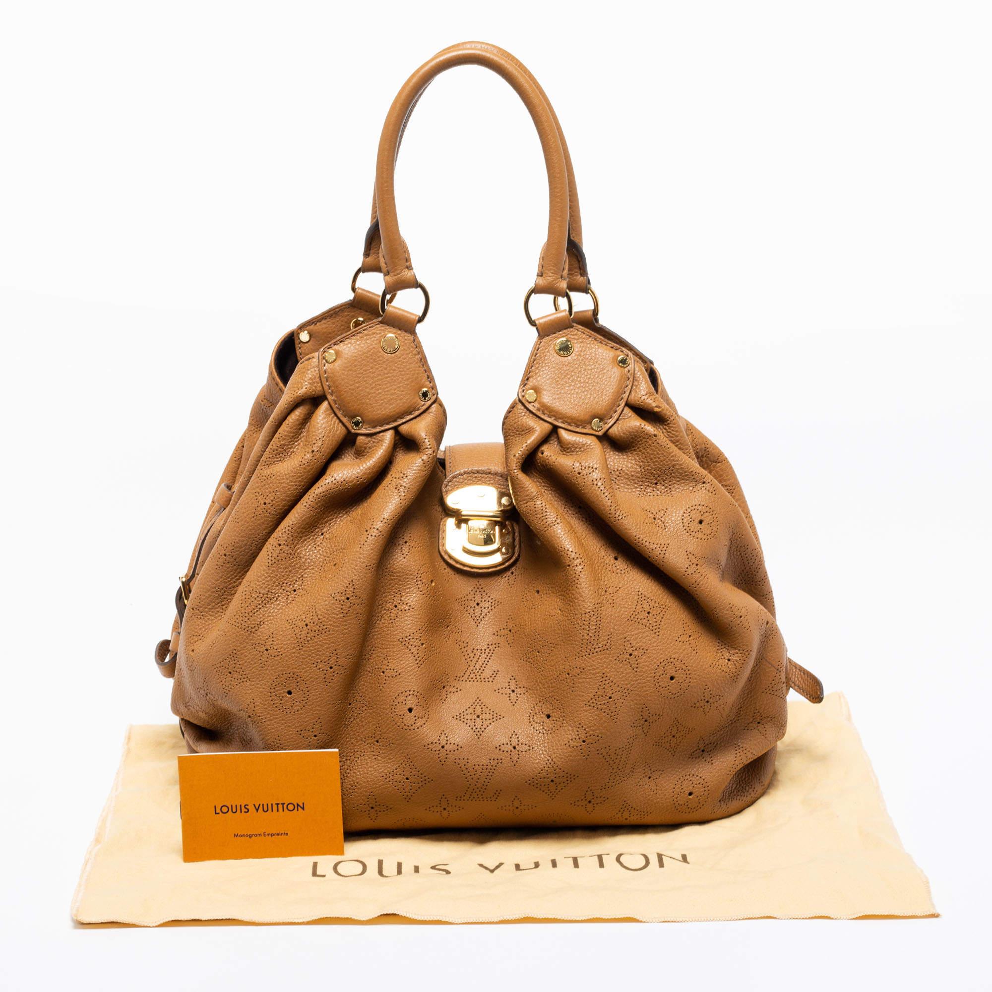 Louis Vuitton Biscuit Monogram Mahina Leather Surya L Bag 2