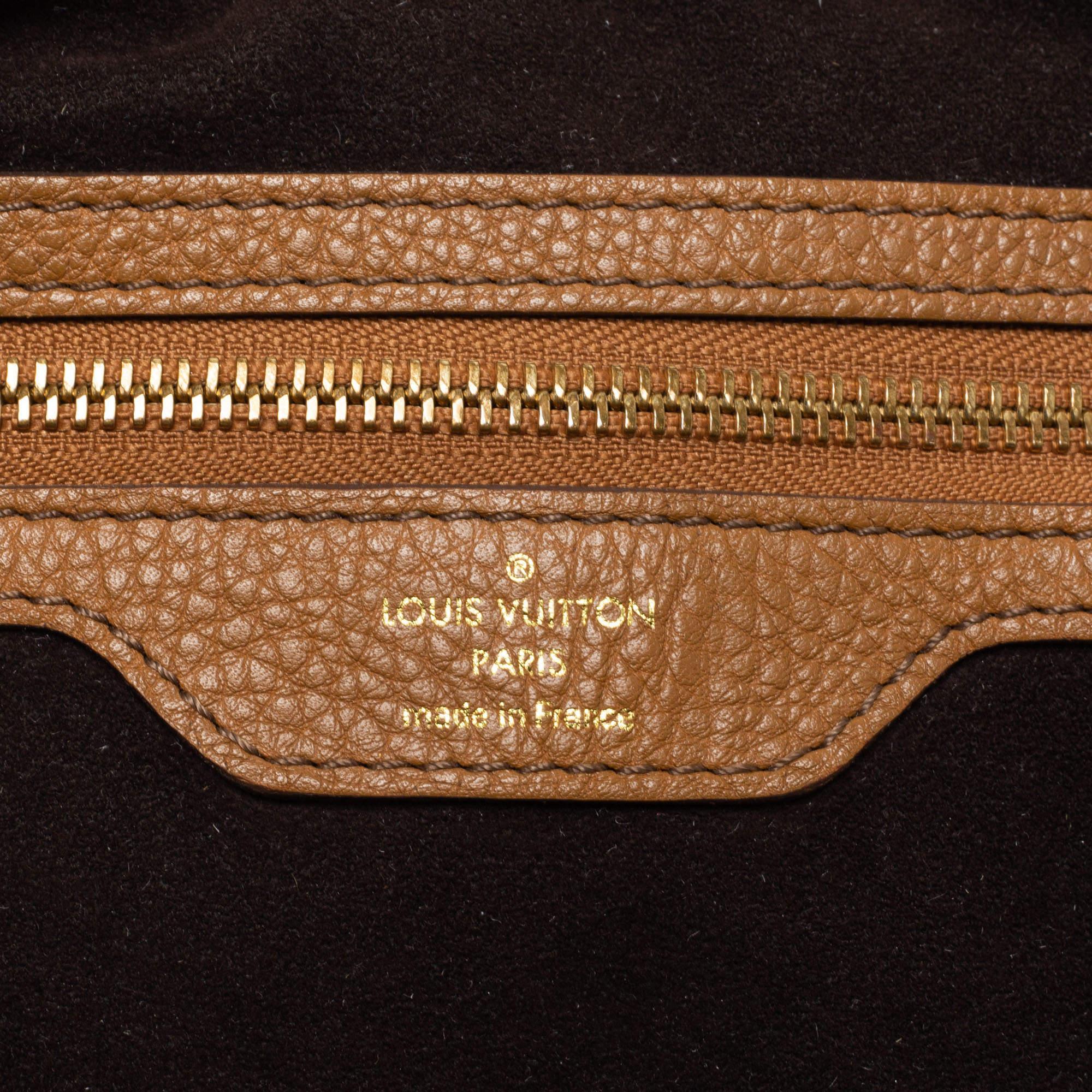 Louis Vuitton Biscuit Monogram Mahina Leather Surya L Bag 3