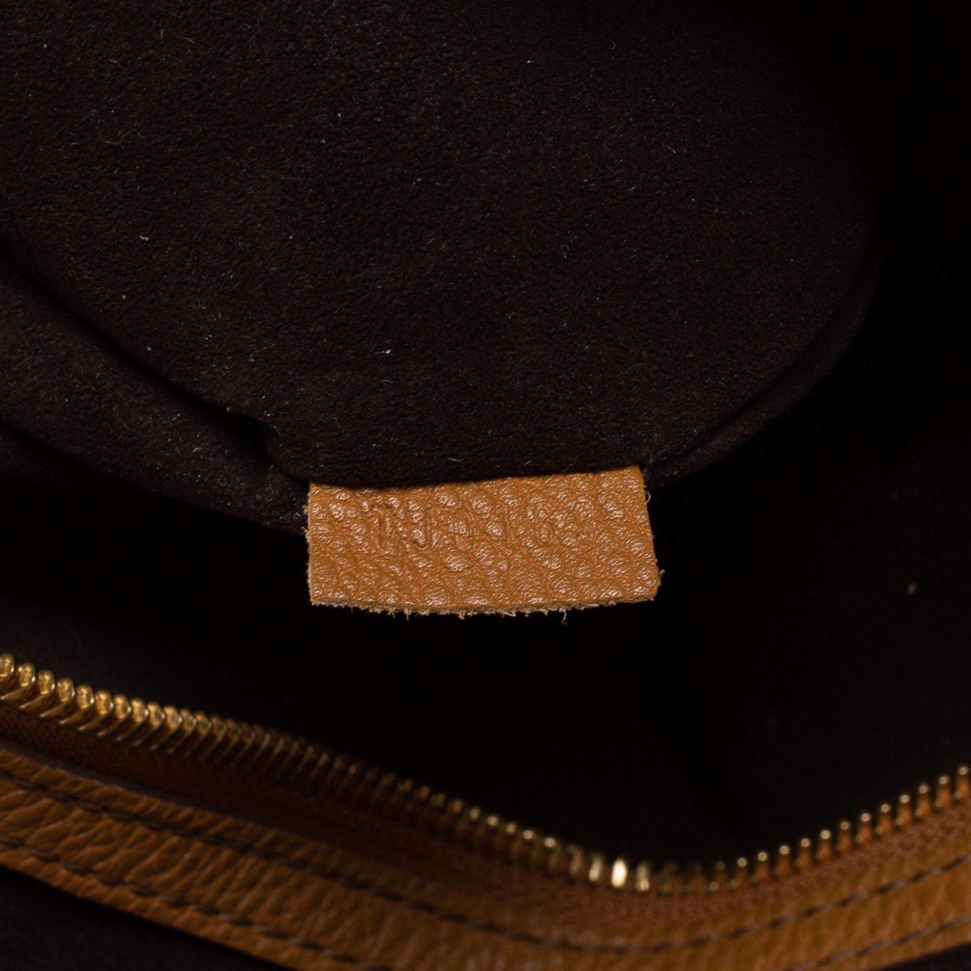 Louis Vuitton Biscuit Monogram Mahina Leather Surya L Bag 5