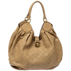 Louis Vuitton Biscuit Monogram Mahina Leather Surya XL Bag