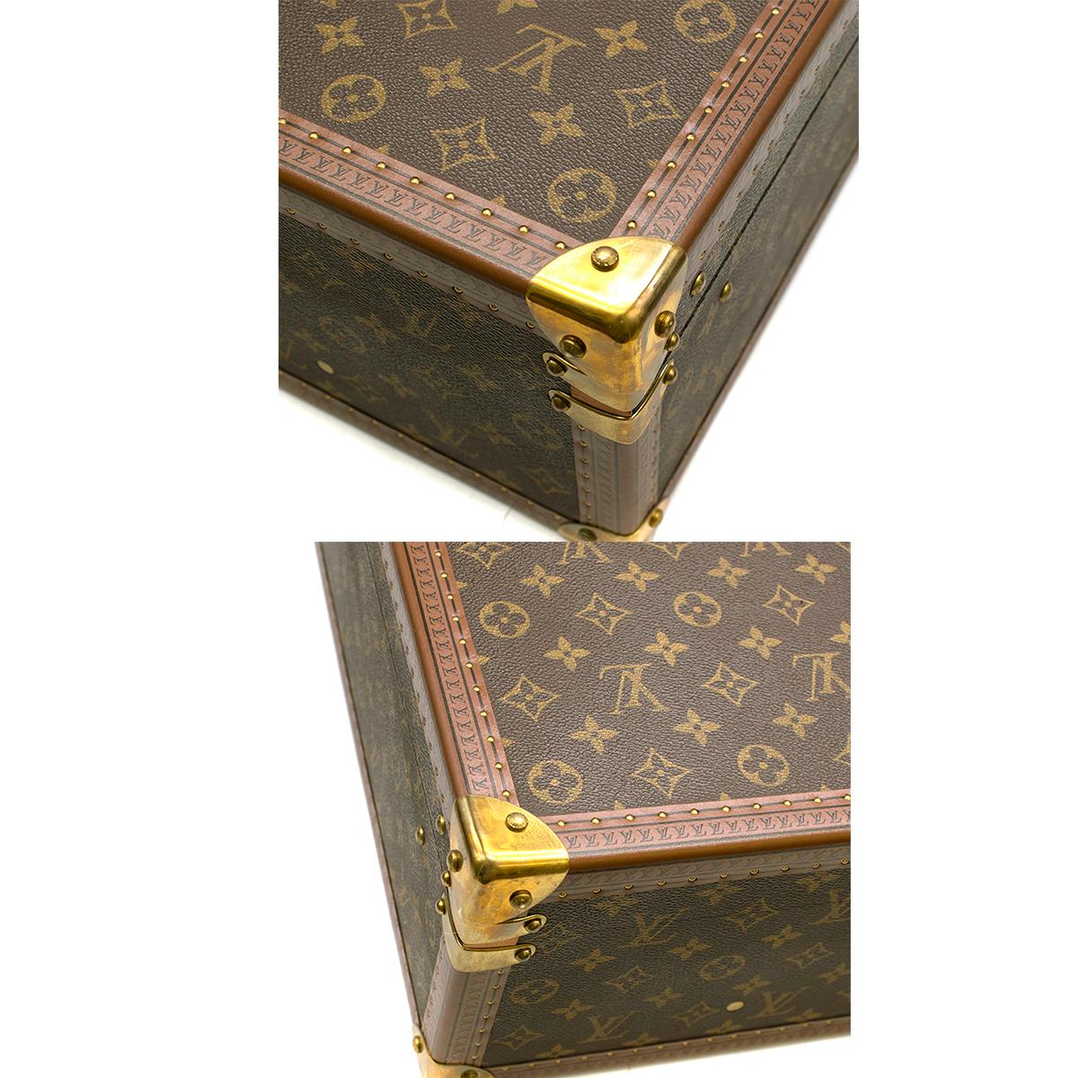 Women's or Men's Louis Vuitton Bisten 55 Monogram Canvas Travel Suitcase