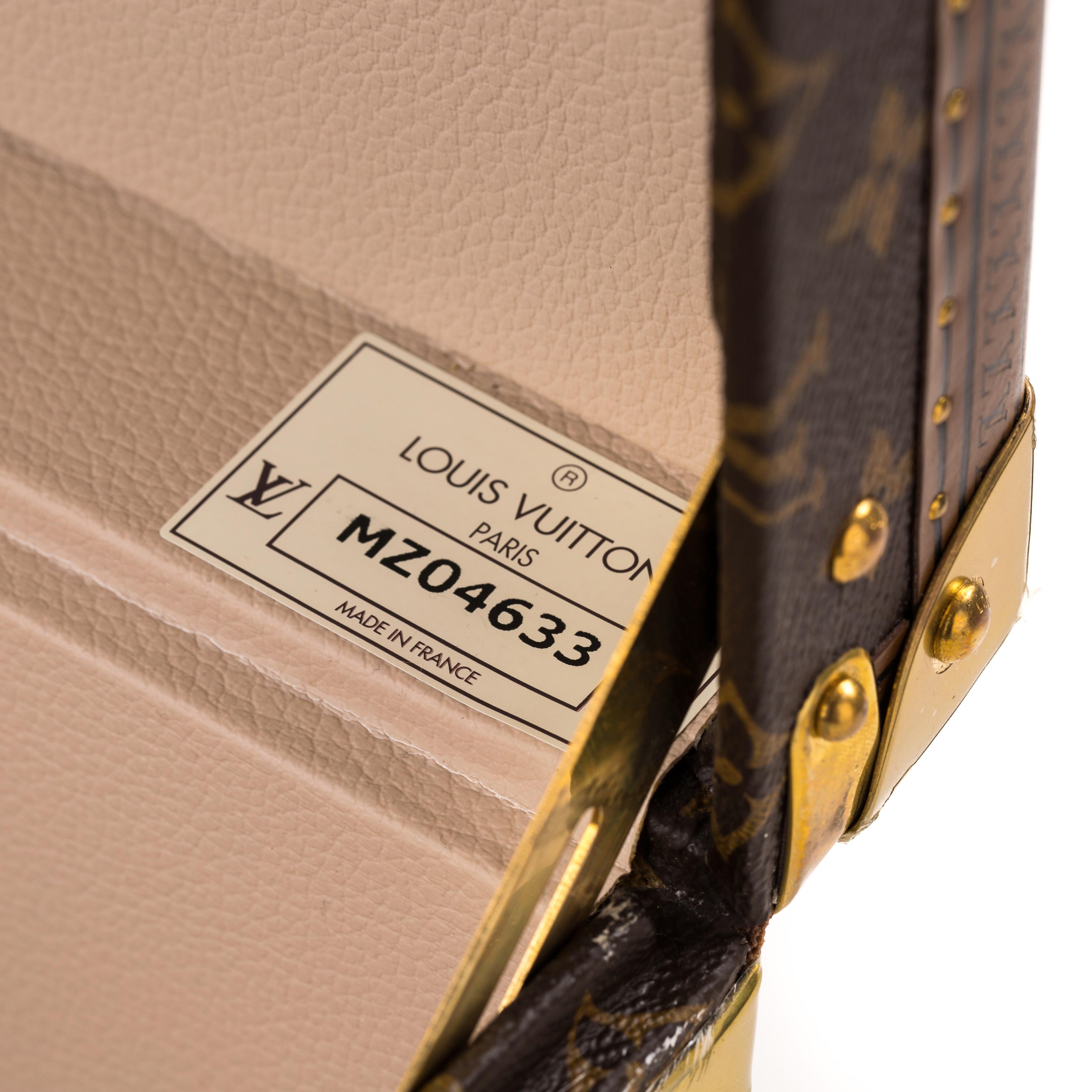 Louis Vuitton Bisten Suitcase 65 Monogram with Stickers For Sale 1