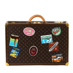 Louis Vuitton Bisten Suitcase 65 Monogram with Stickers