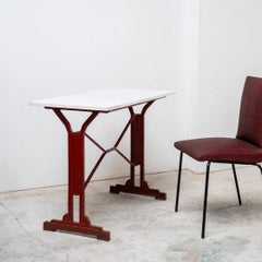 Louis Vuitton Bistro Table, France, 1920s, dining cafe table