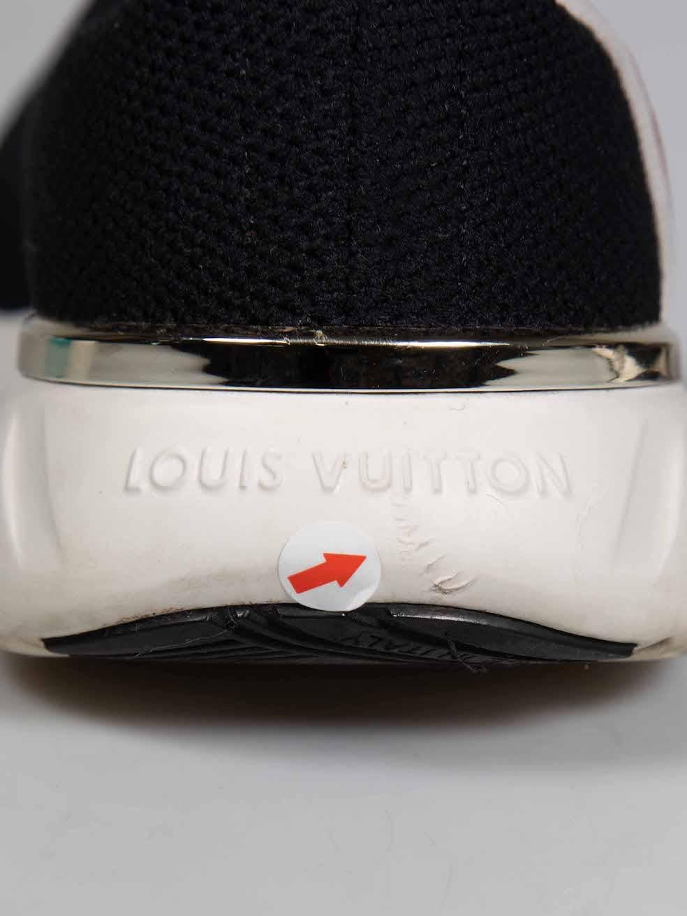 Schwarze Aftergame Stretch-Turnschuhe von Louis Vuitton in Schwarz, Größe IT 37,5 im Angebot 1