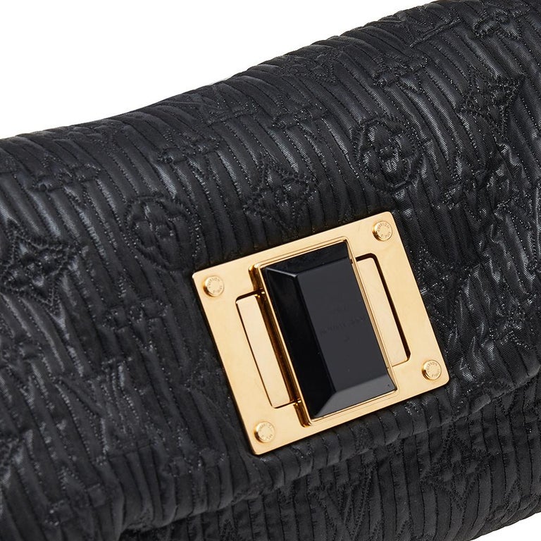 Louis Vuitton Black Altair Monogram Motard Pochetto Clutch Bag at