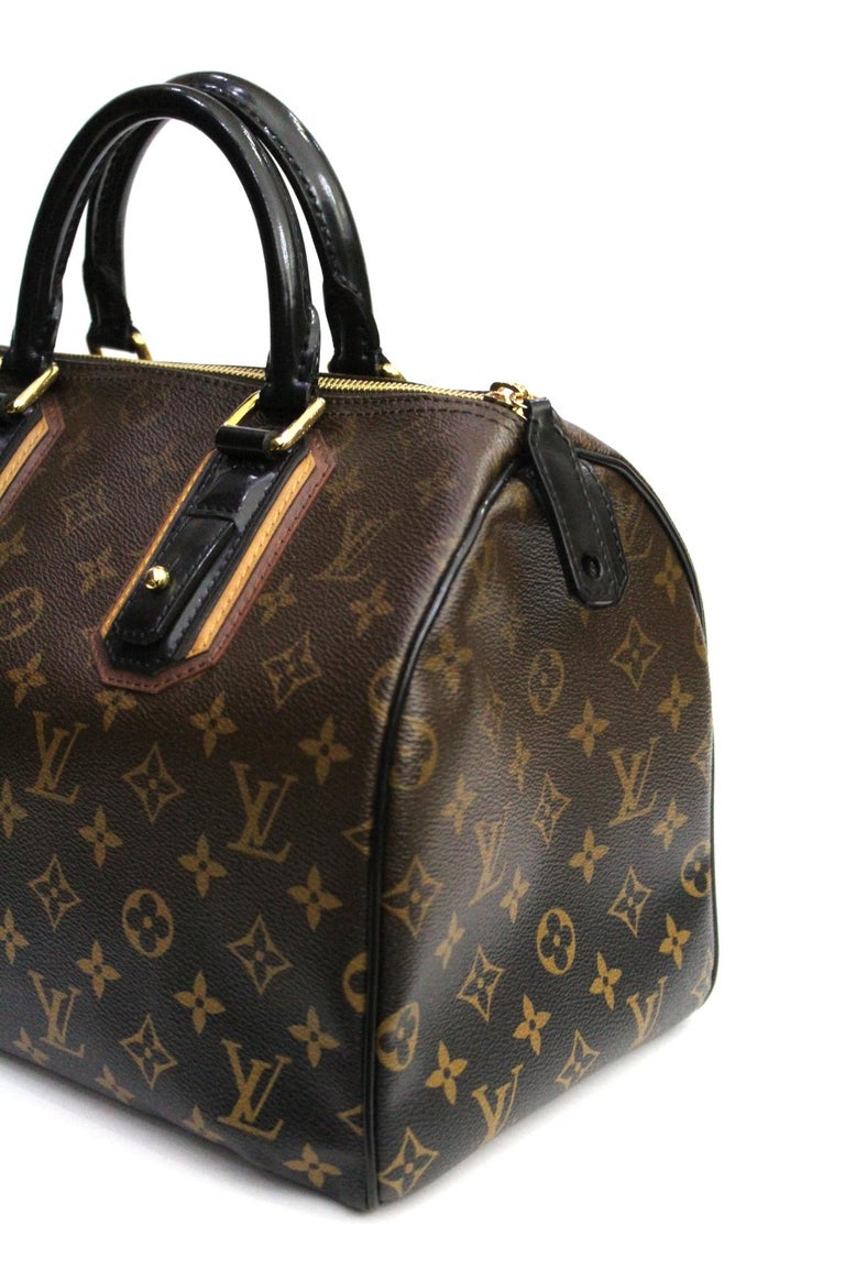 LOUIS VUITTON Black and Brown Monogram Mirage Speedy 30 For Sale at 1stdibs