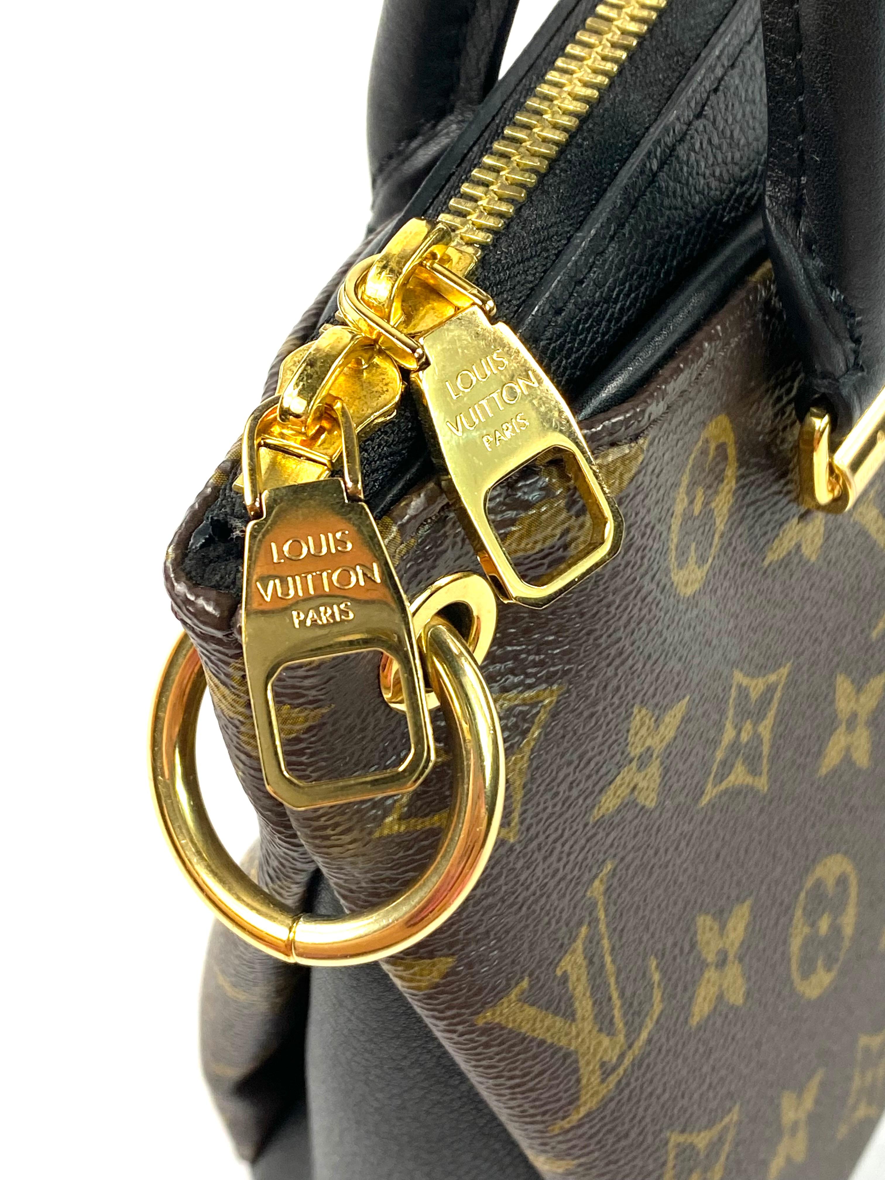 Louis Vuitton Black and Brown Monogram Pallas BB Full Crossbody Handbag 4