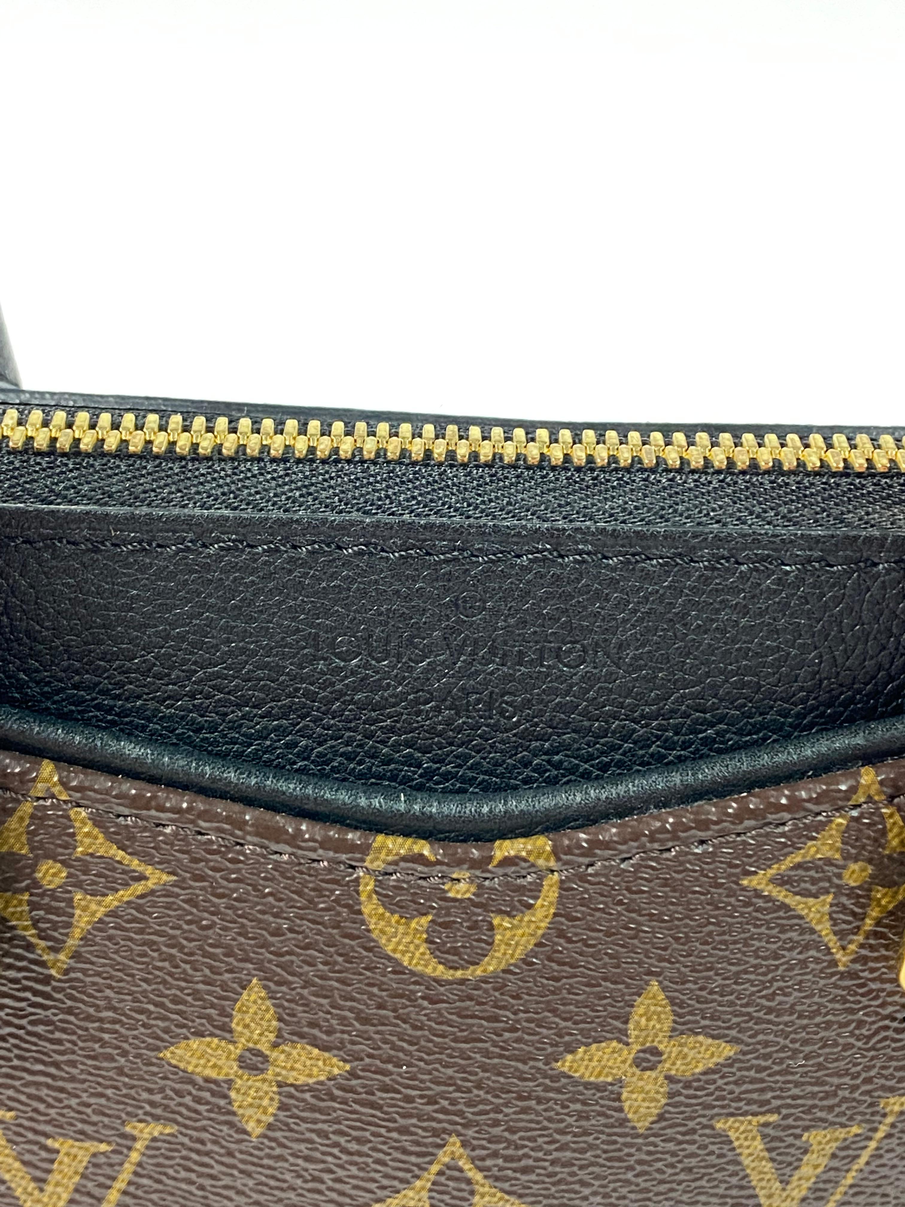 Louis Vuitton Black and Brown Monogram Pallas BB Full Crossbody Handbag 6