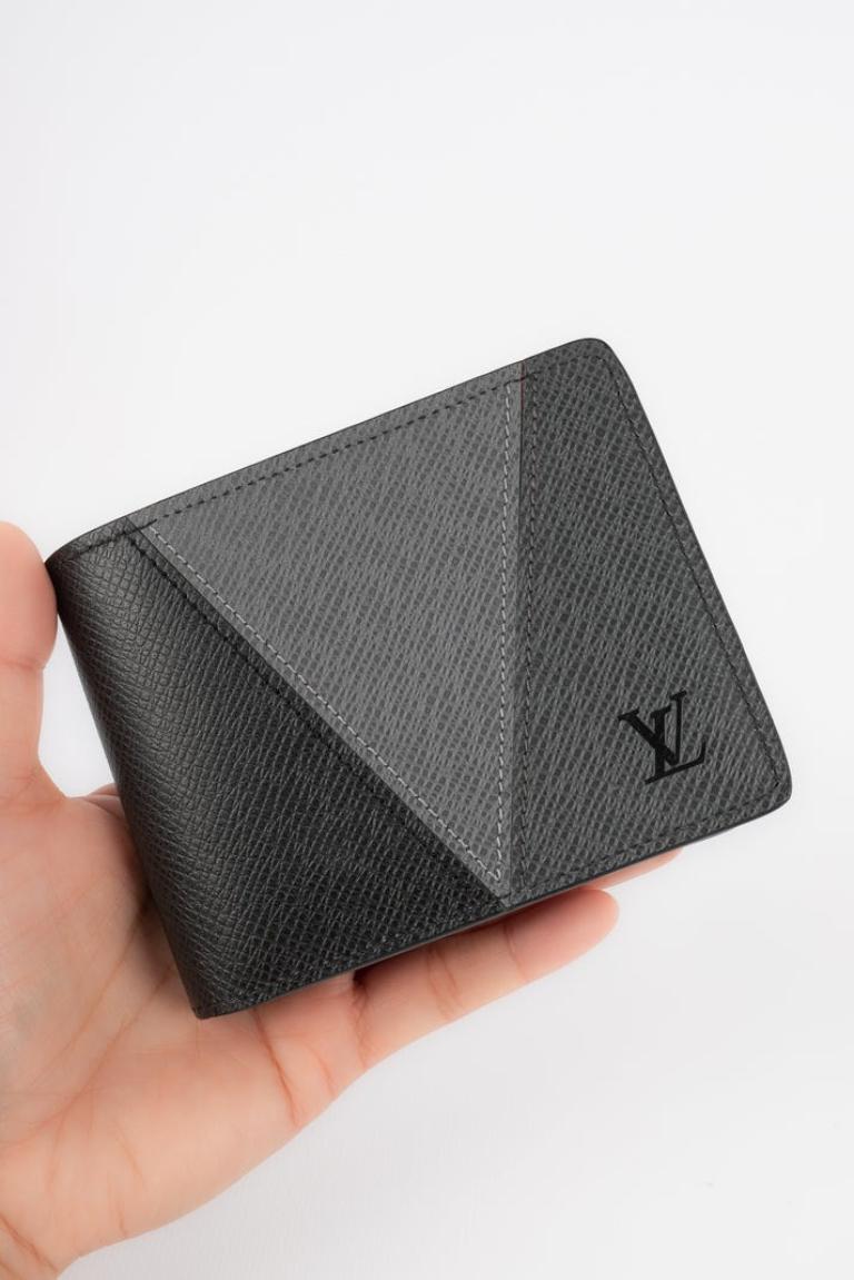 Cartera Louis Vuitton Negra y Gris Negro